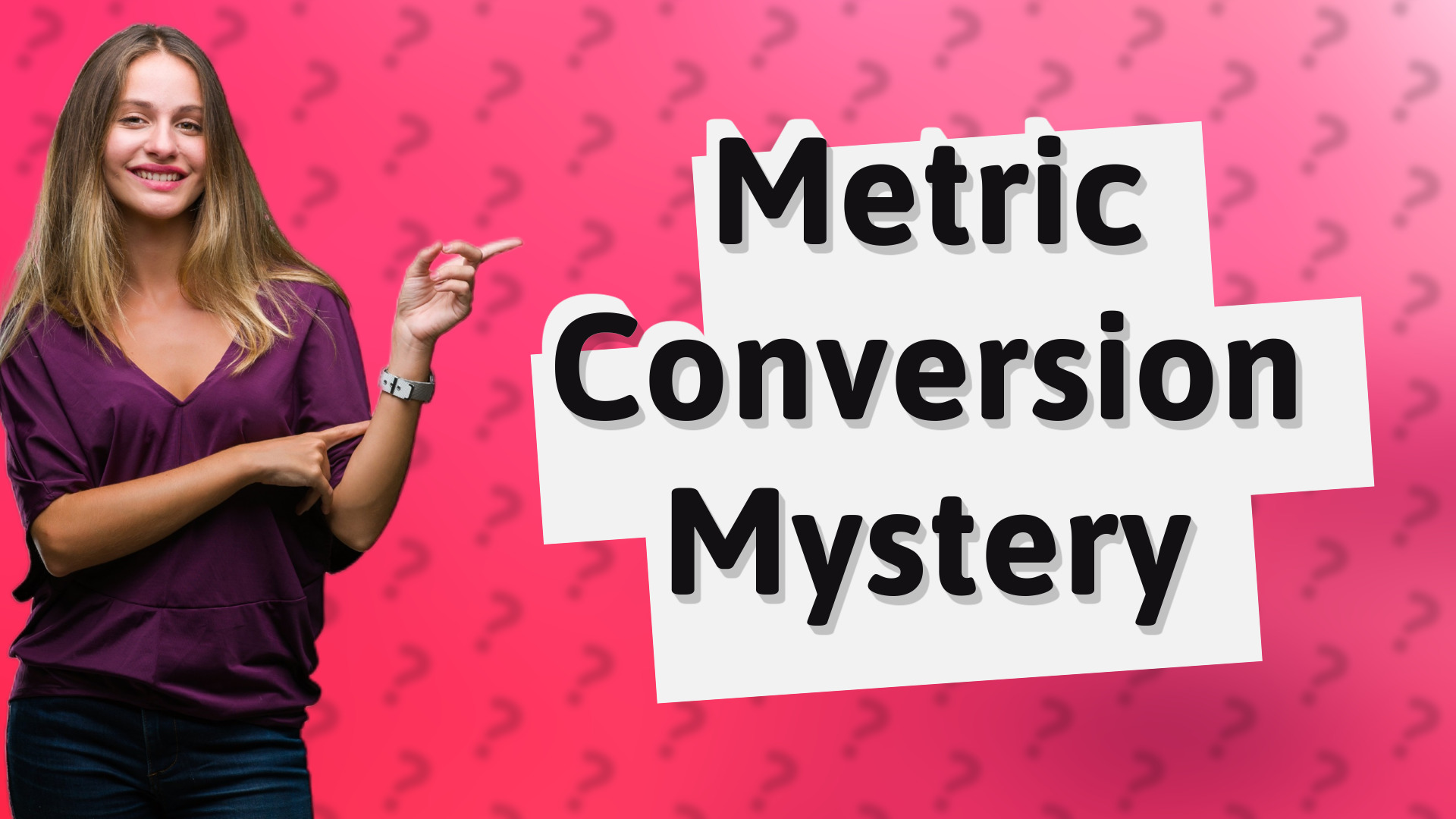 Metric Conversion Mystery