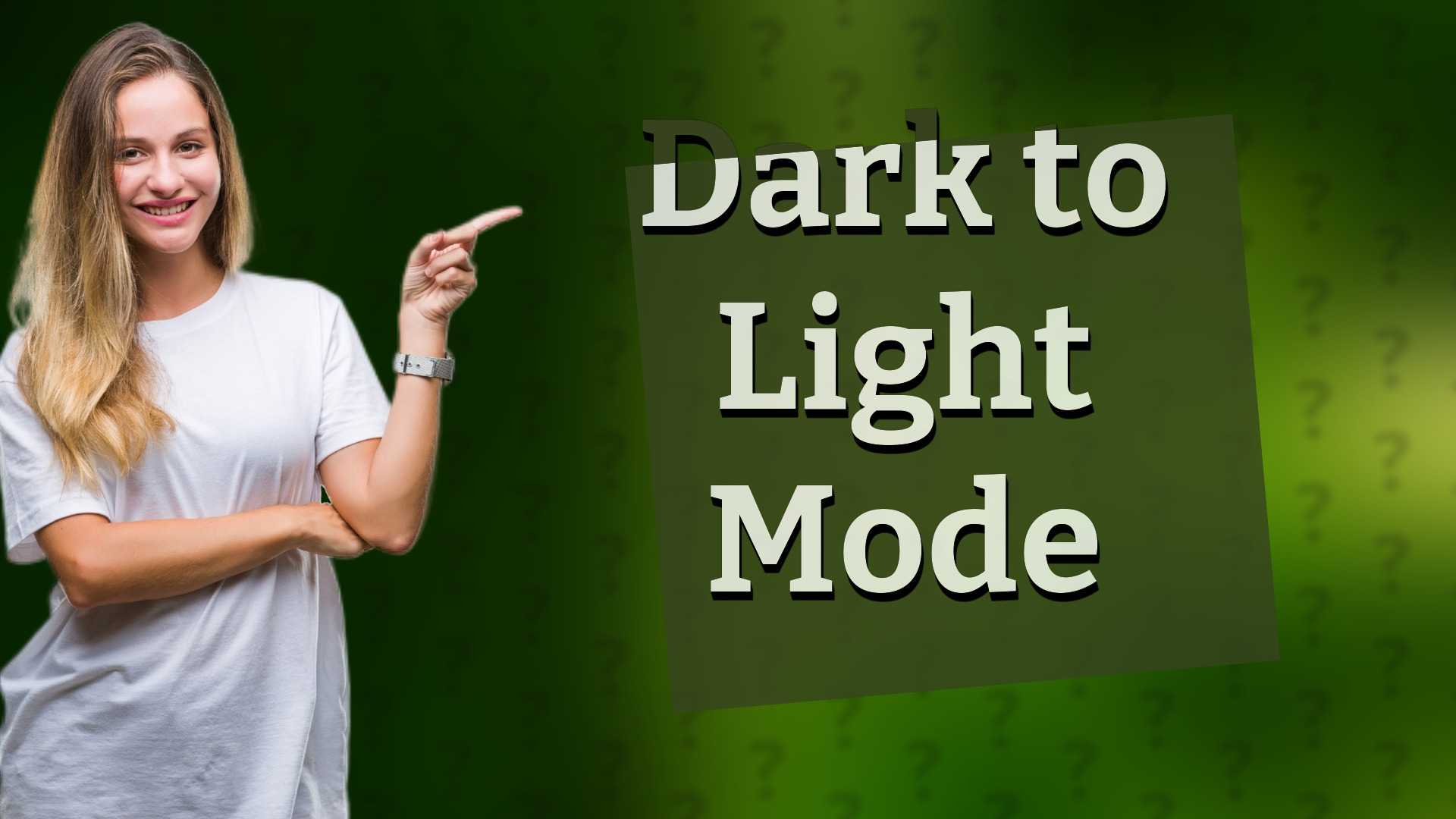 Dark to Light Mode