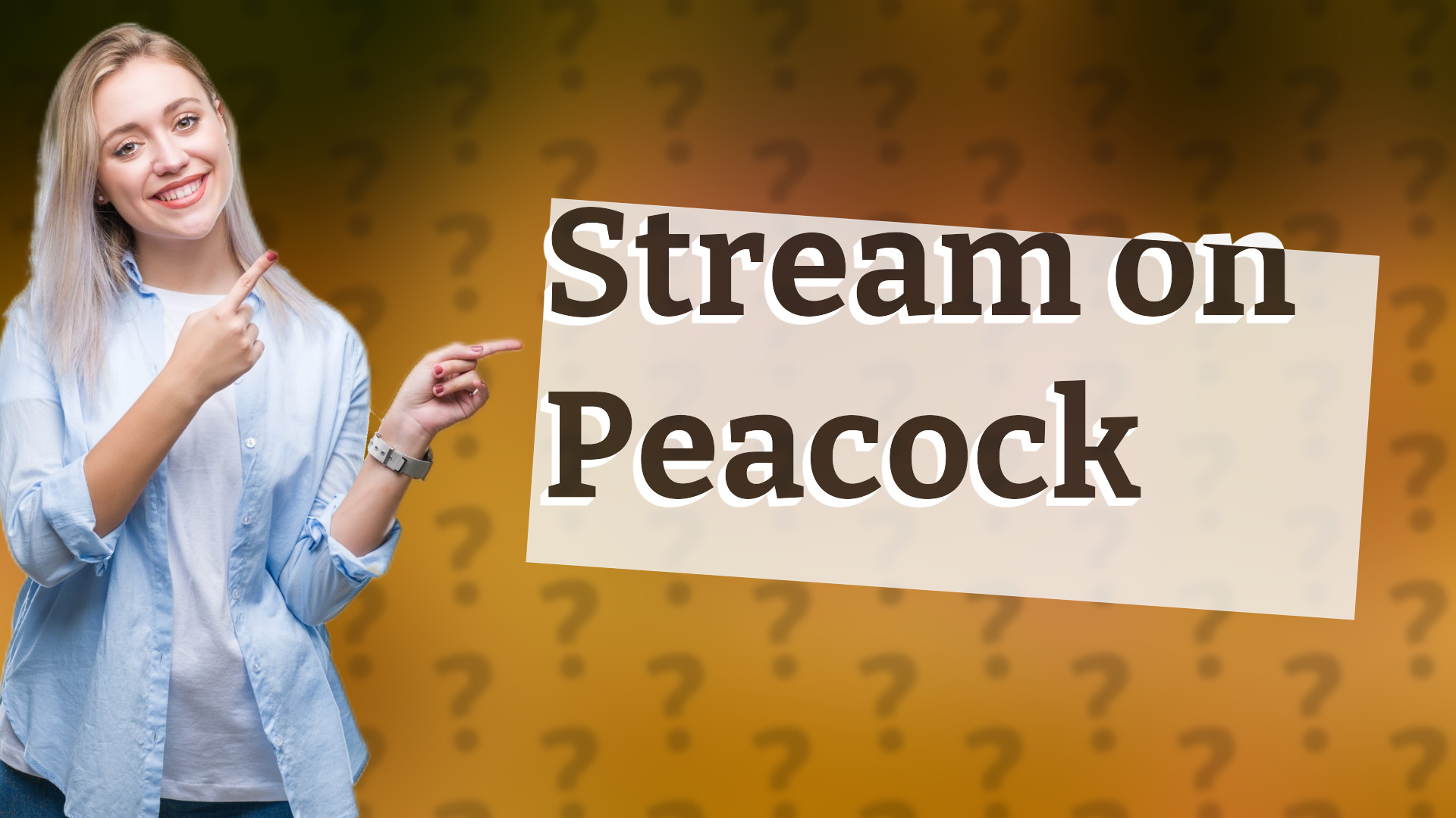Stream on Peacock
