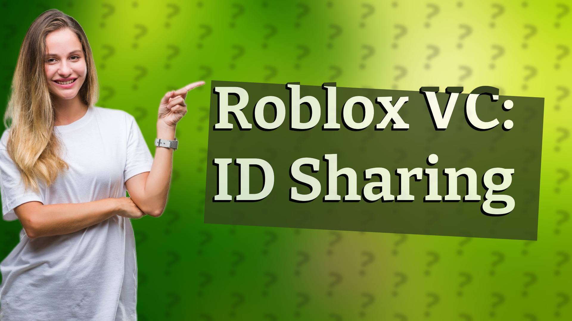 Roblox VC: ID Sharing