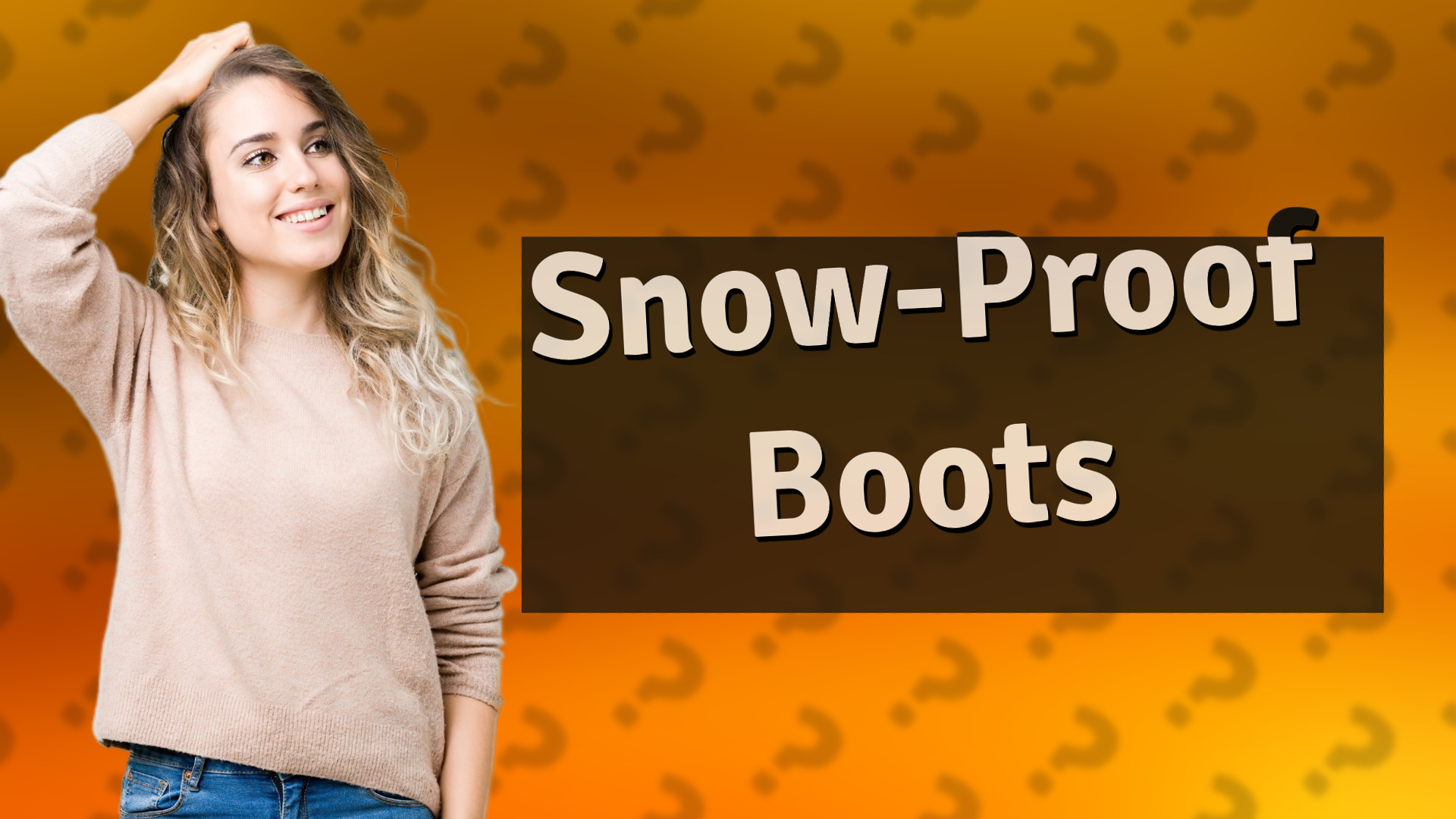 Snow-Proof Boots