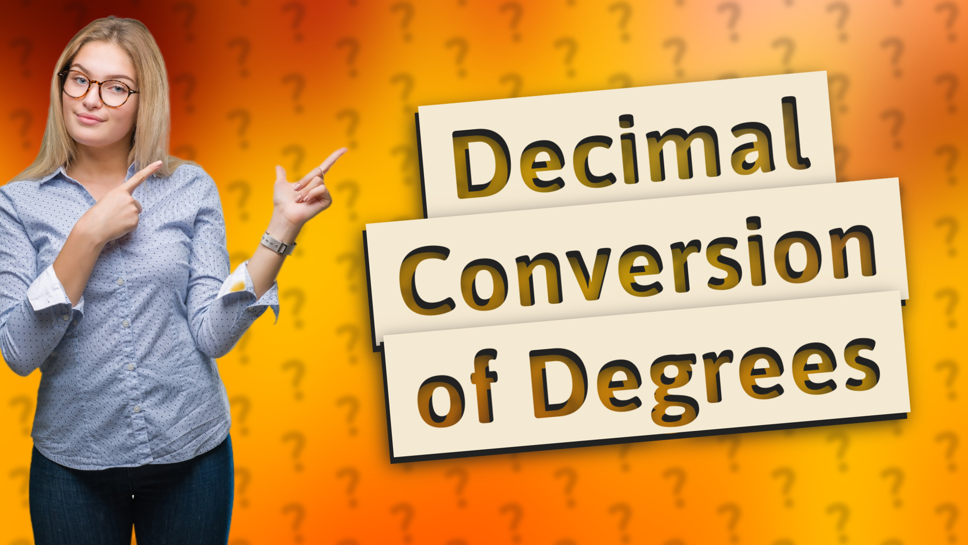 Decimal Conversion of Degrees