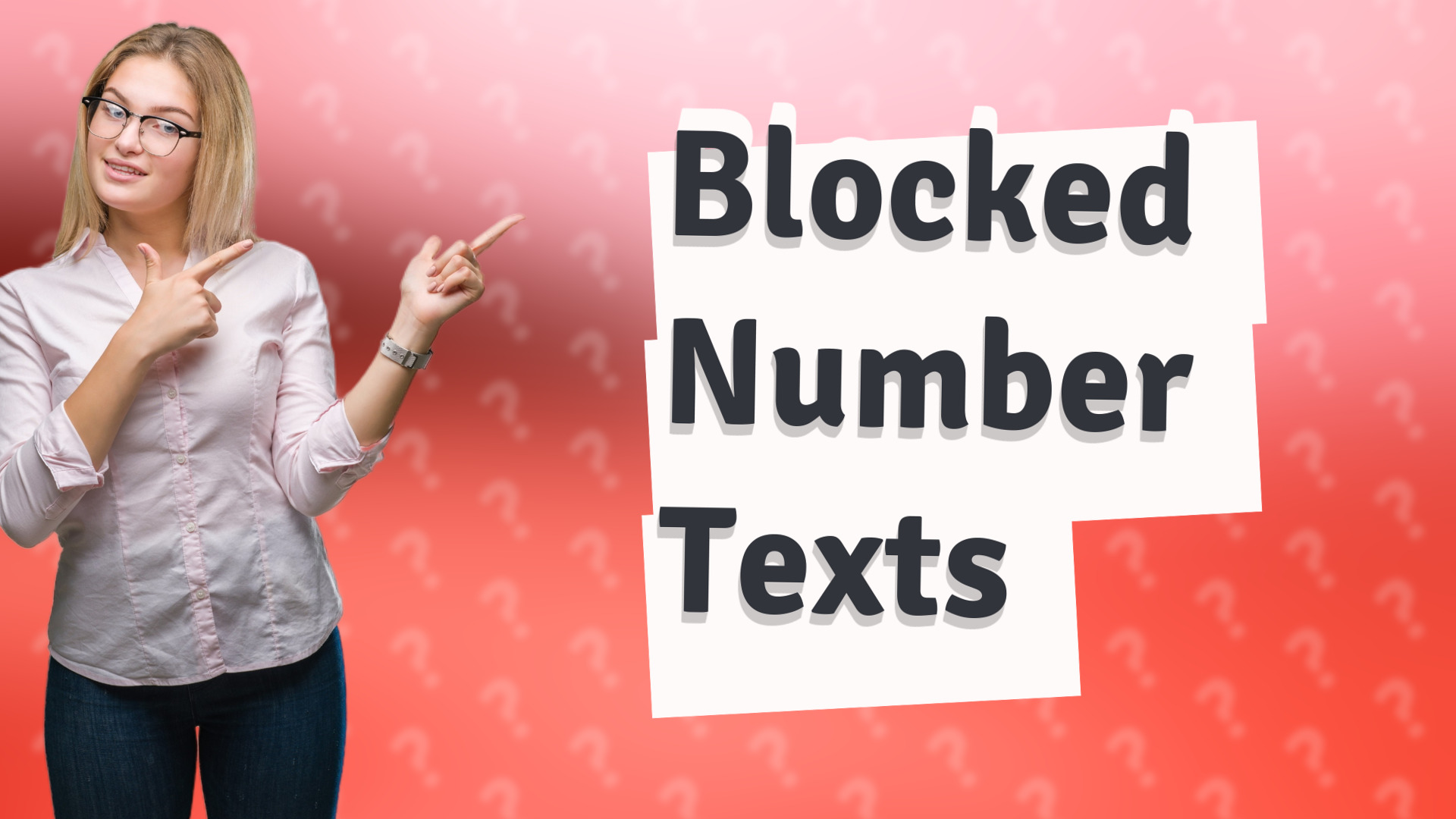 Blocked Number Texts