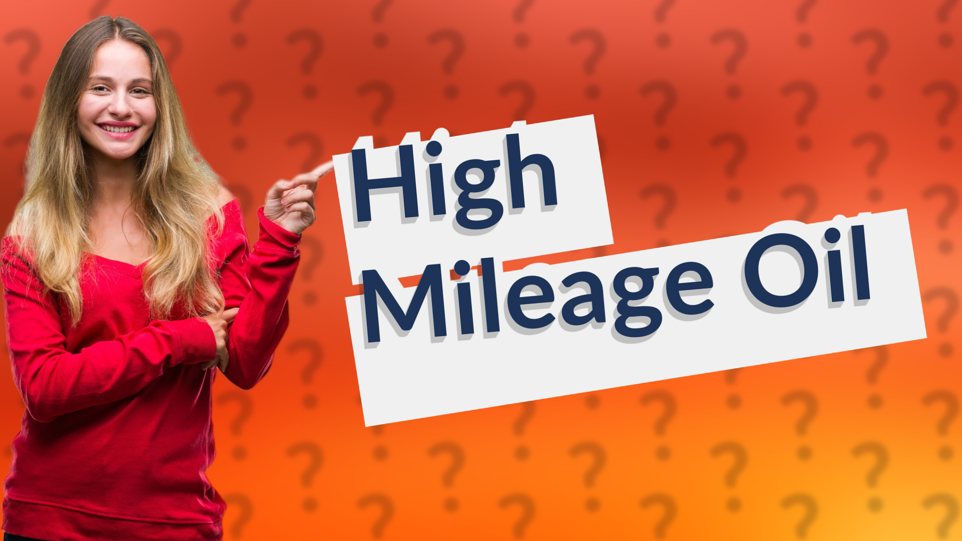 High Mileage Oil