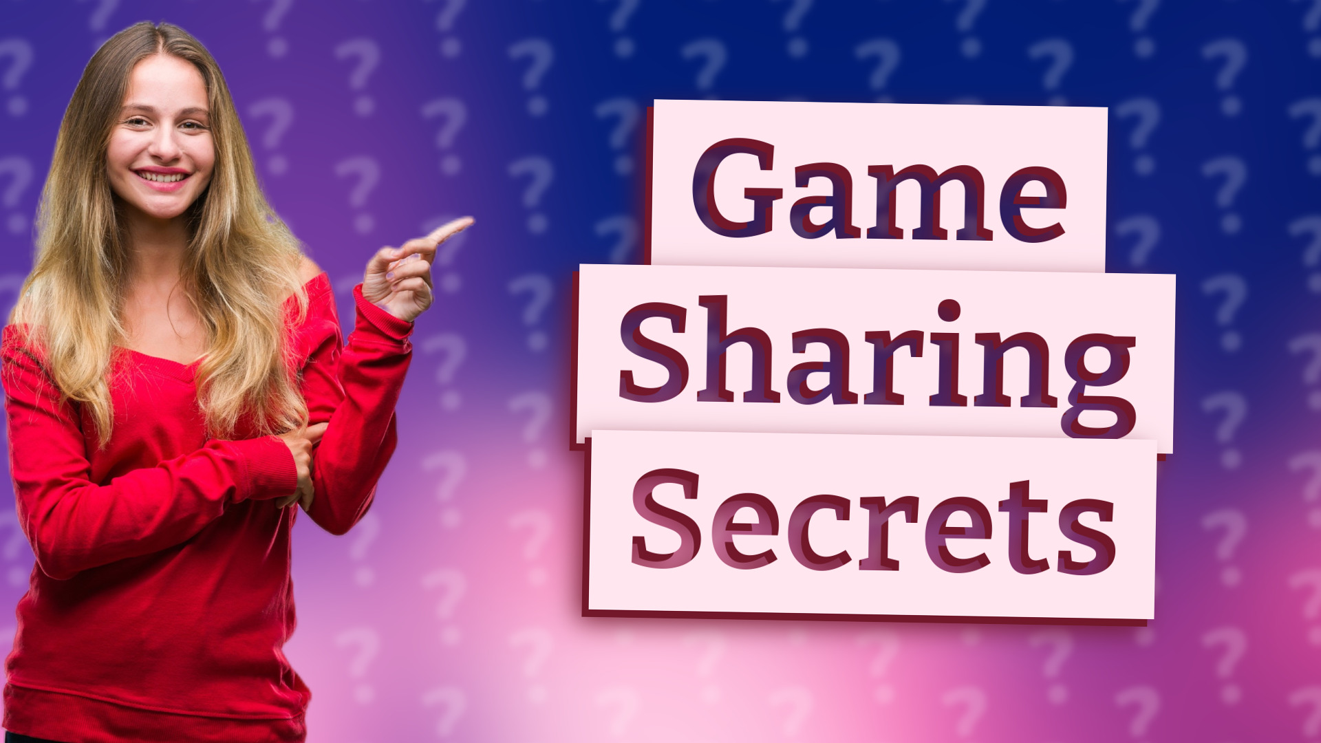 Game Sharing Secrets
