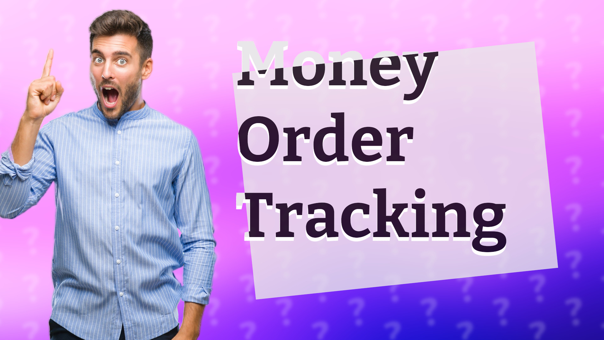 Money Order Tracking