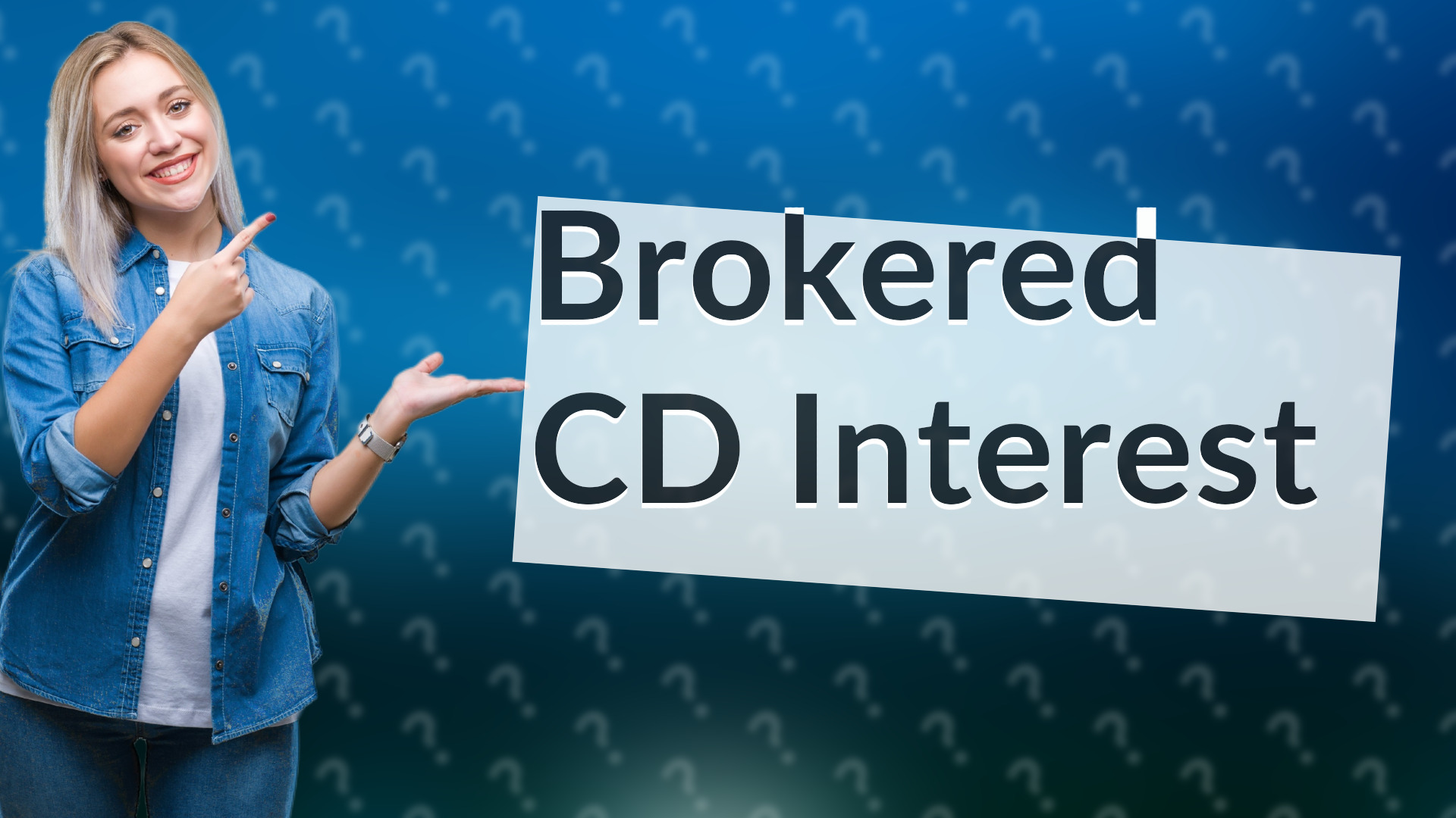 Brokered CD Interest