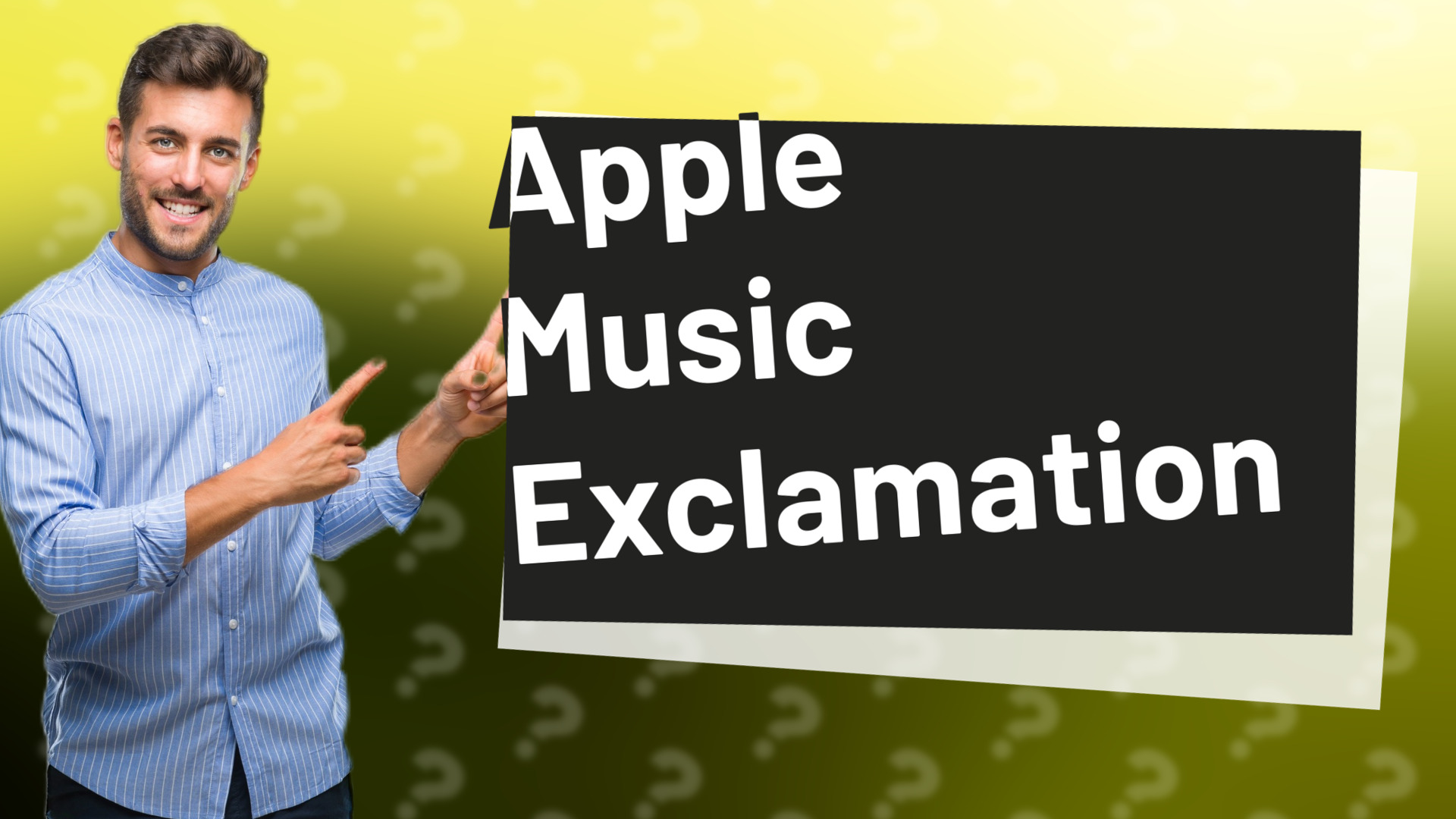 Apple Music Exclamation