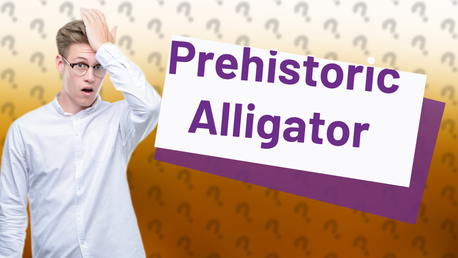 Prehistoric Alligator