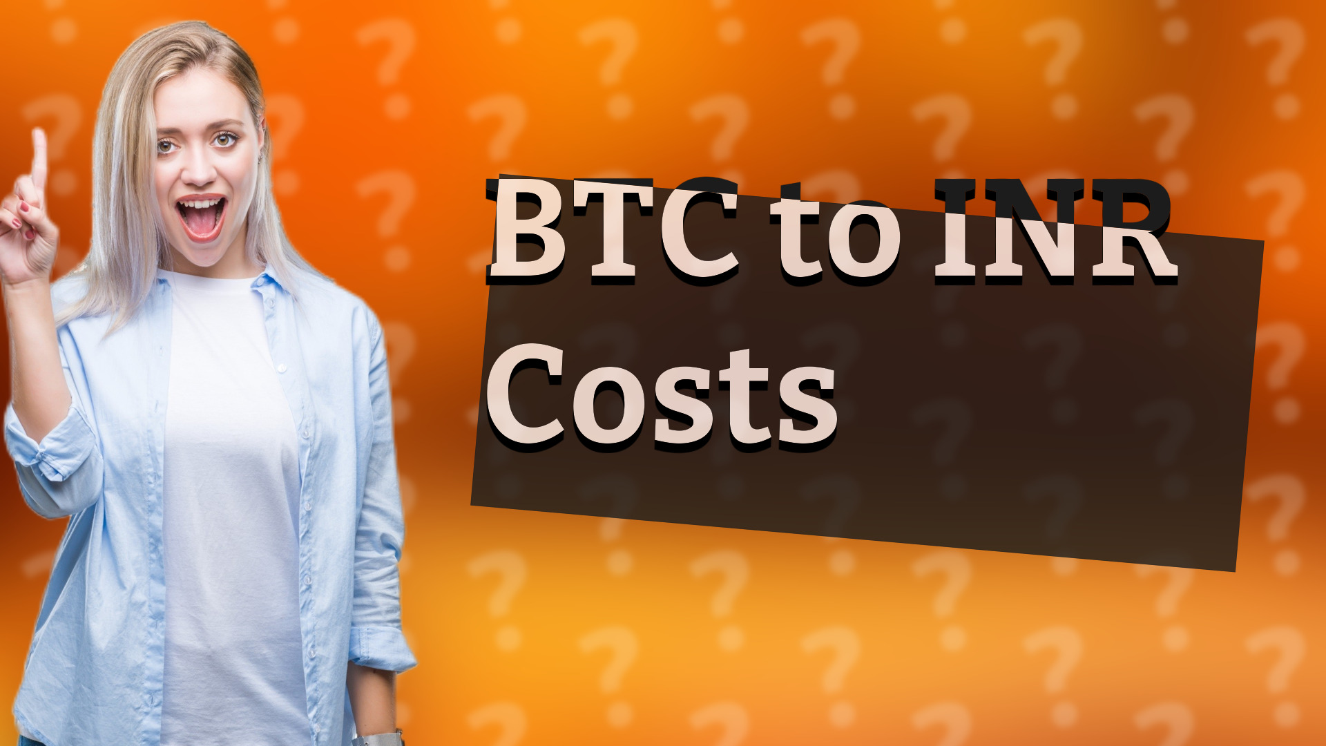 BTC to INR Costs