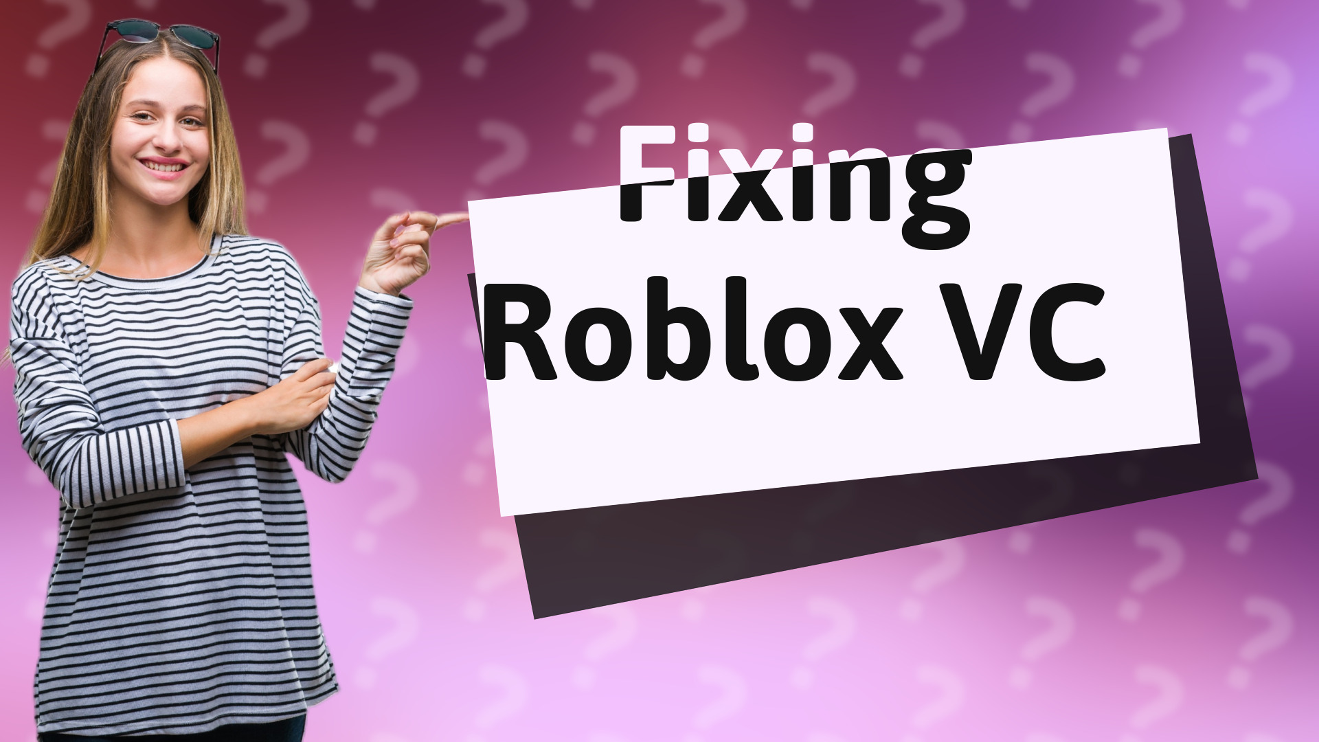 Fixing Roblox VC