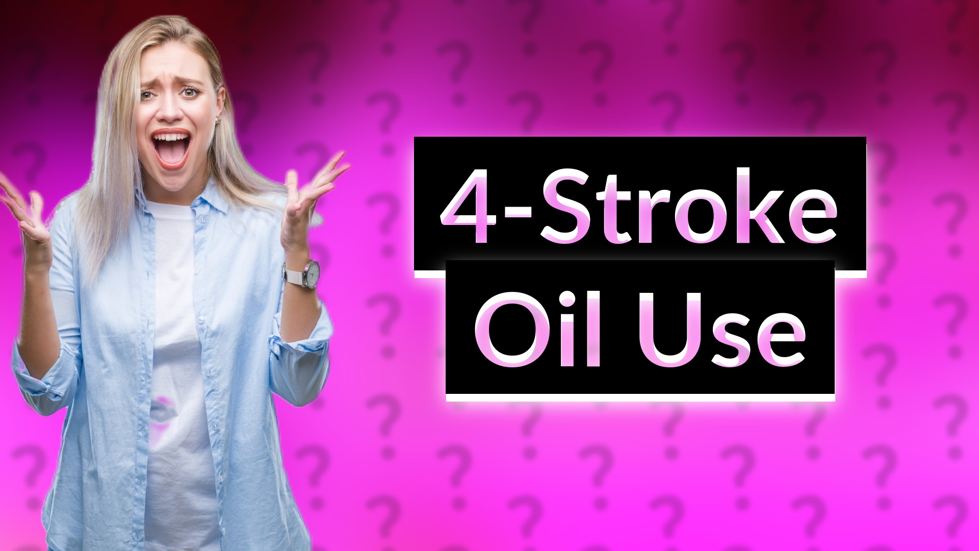 4-Stroke Oil Use