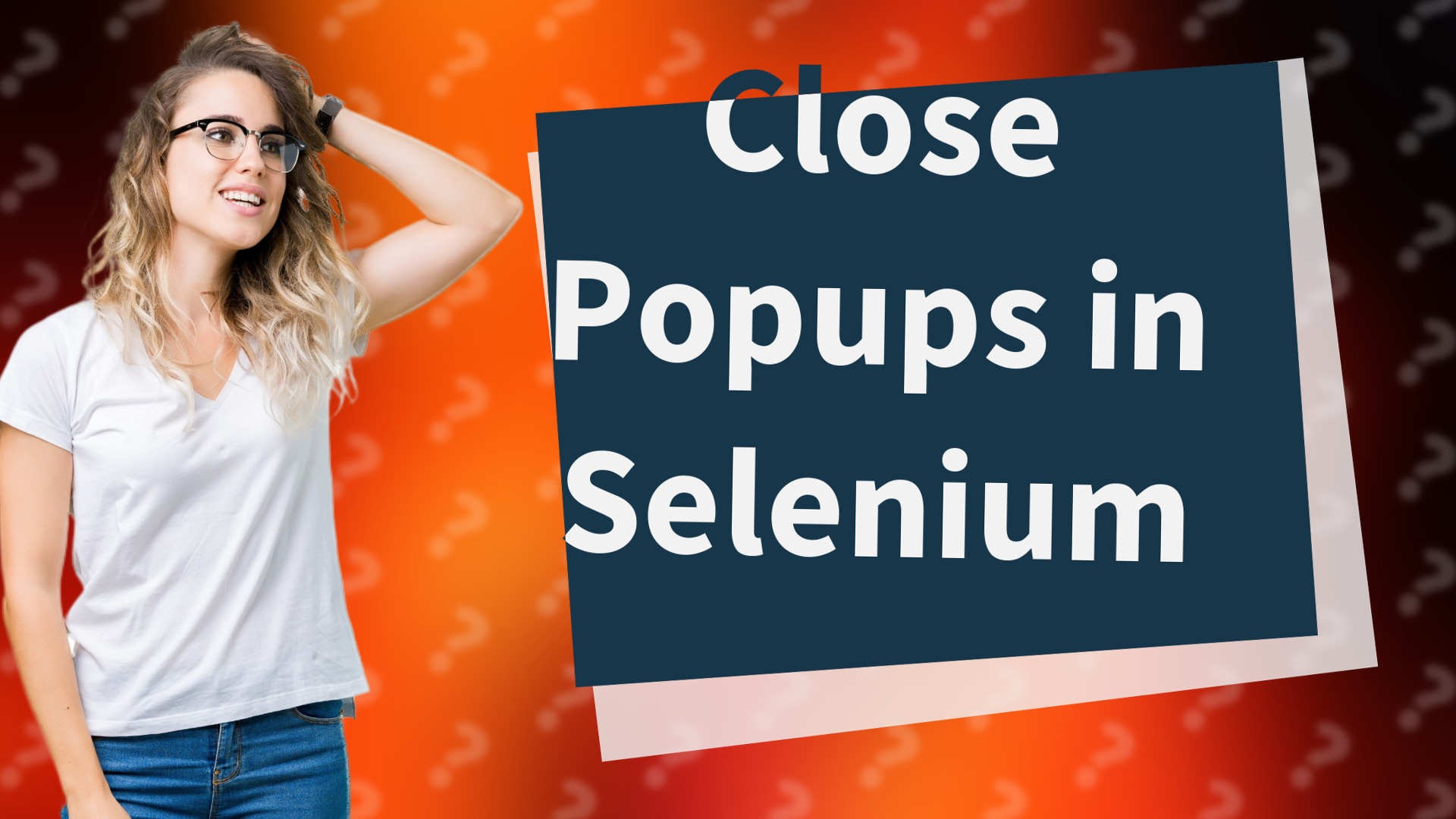 Close Popups in Selenium