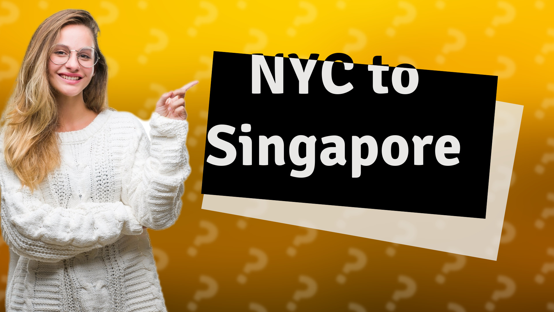 NYC to Singapore