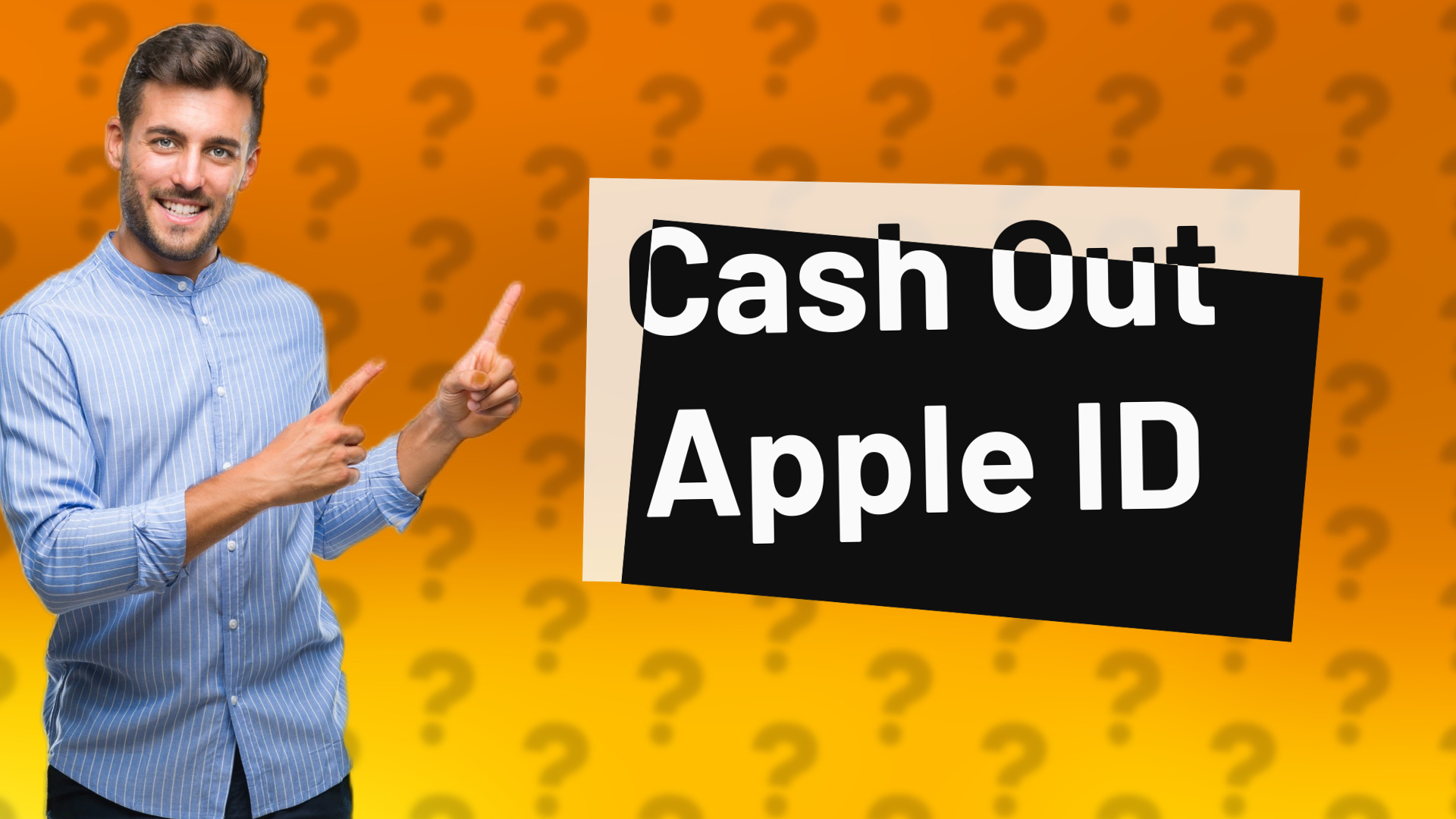 Cash Out Apple ID
