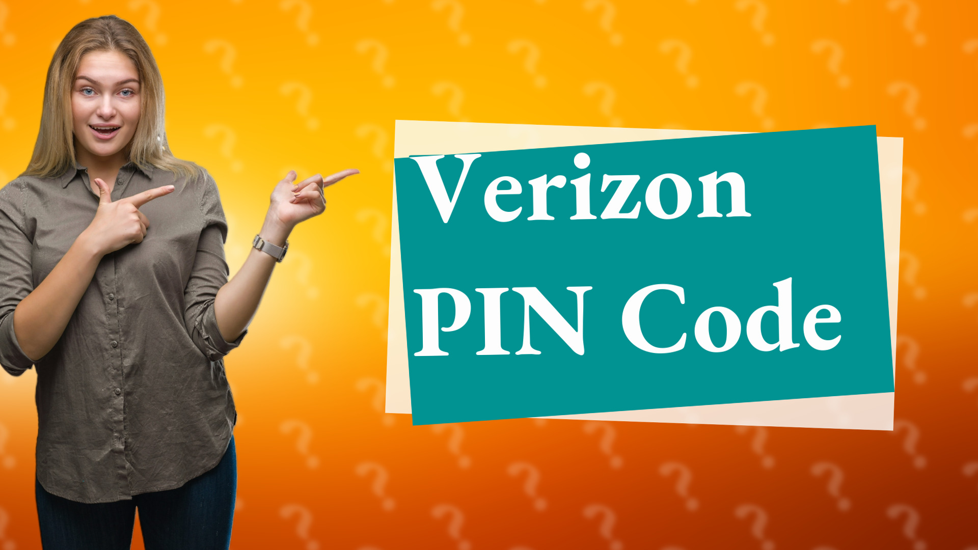 Verizon PIN Code