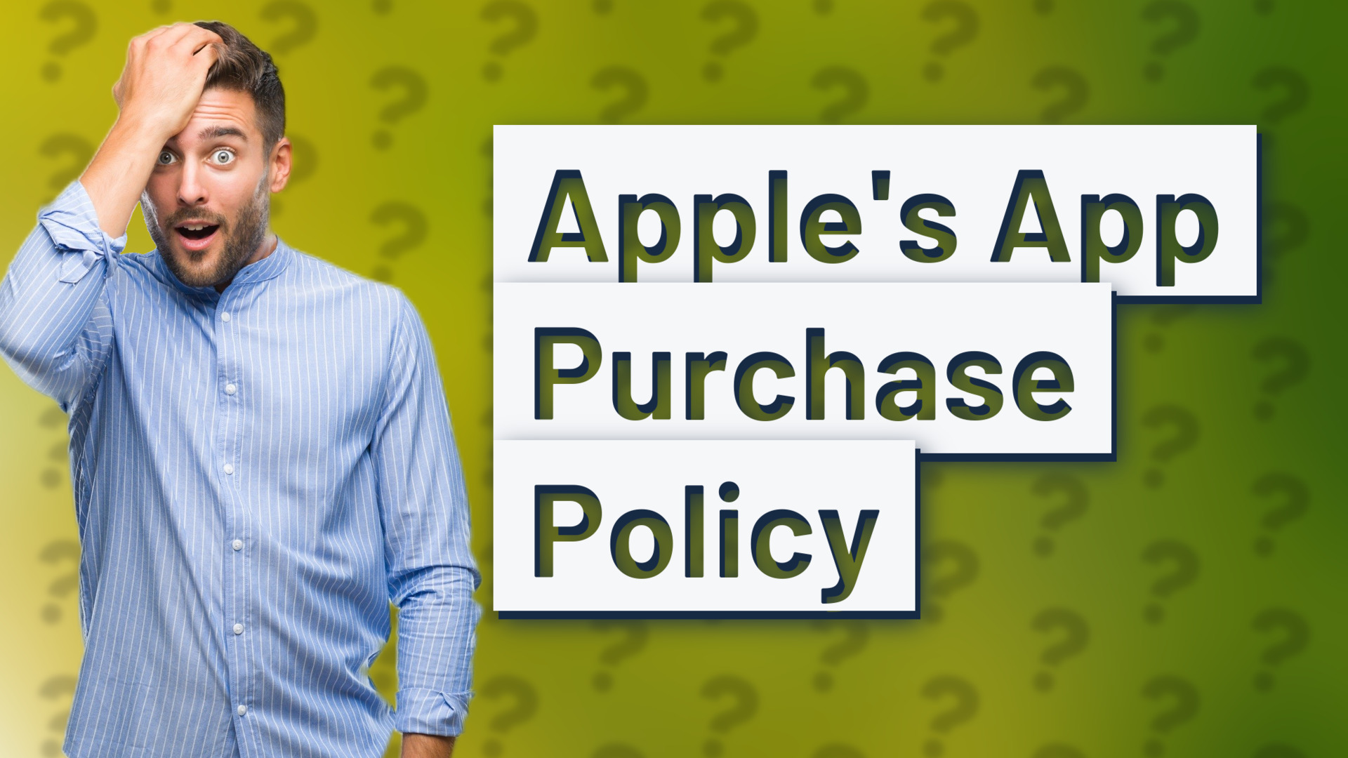 Apple's App Purchase Policy