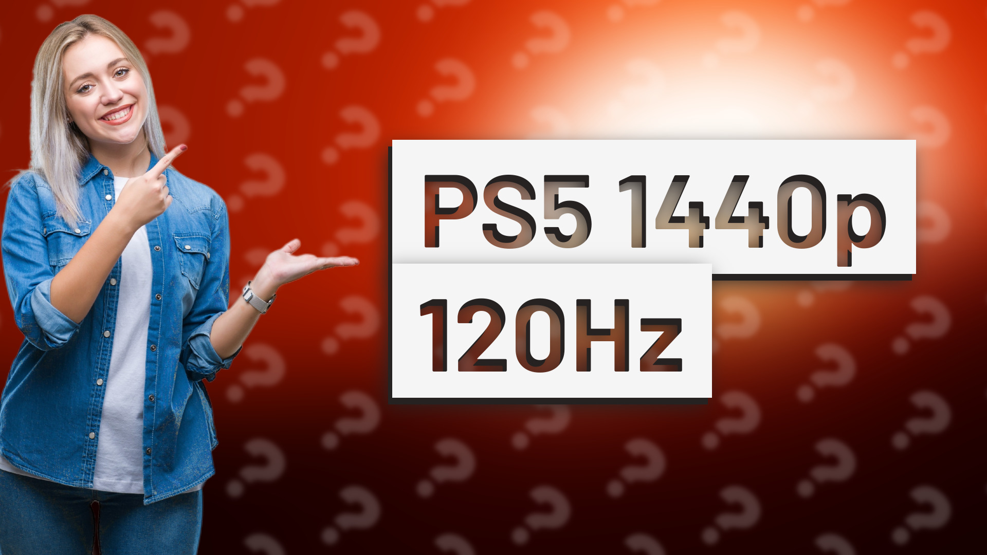 PS5 1440p 120Hz