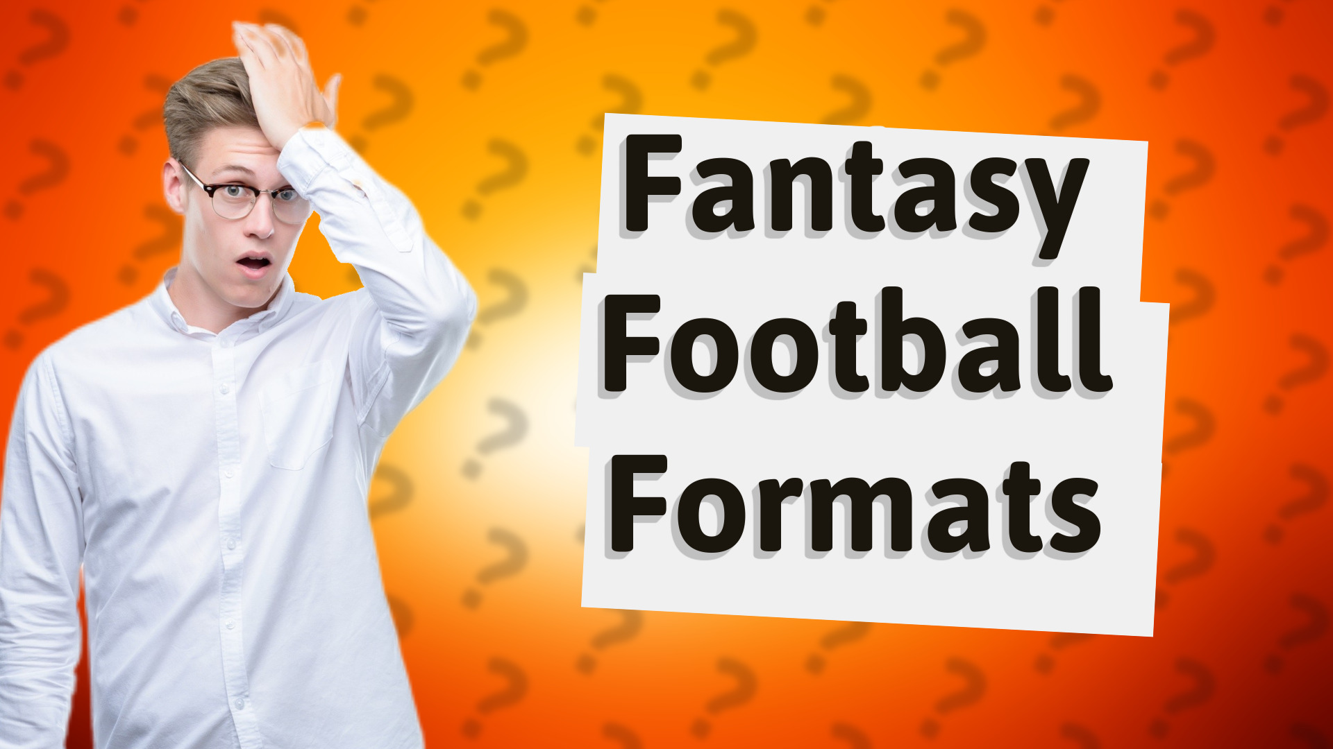 Fantasy Football Formats