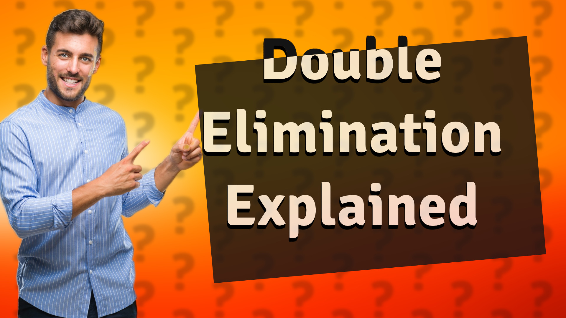 Double Elimination Explained