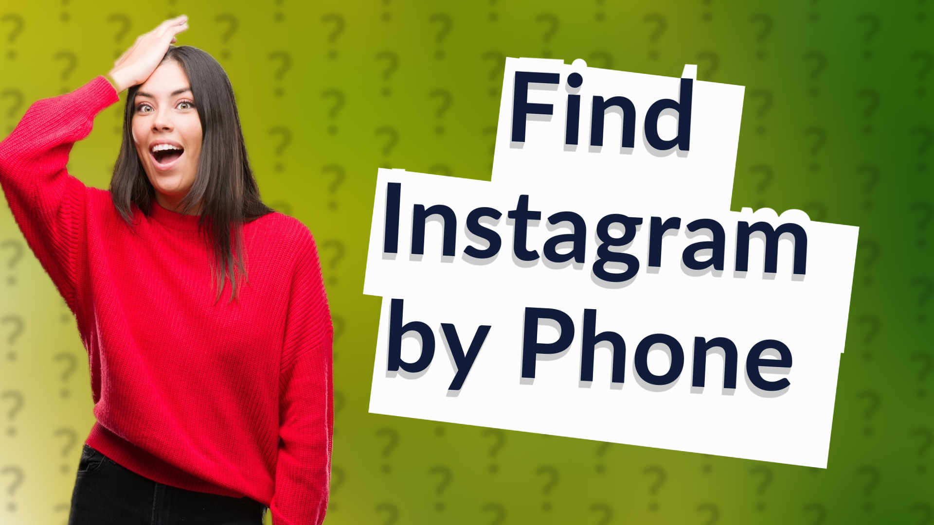 Find Instagram by Phone