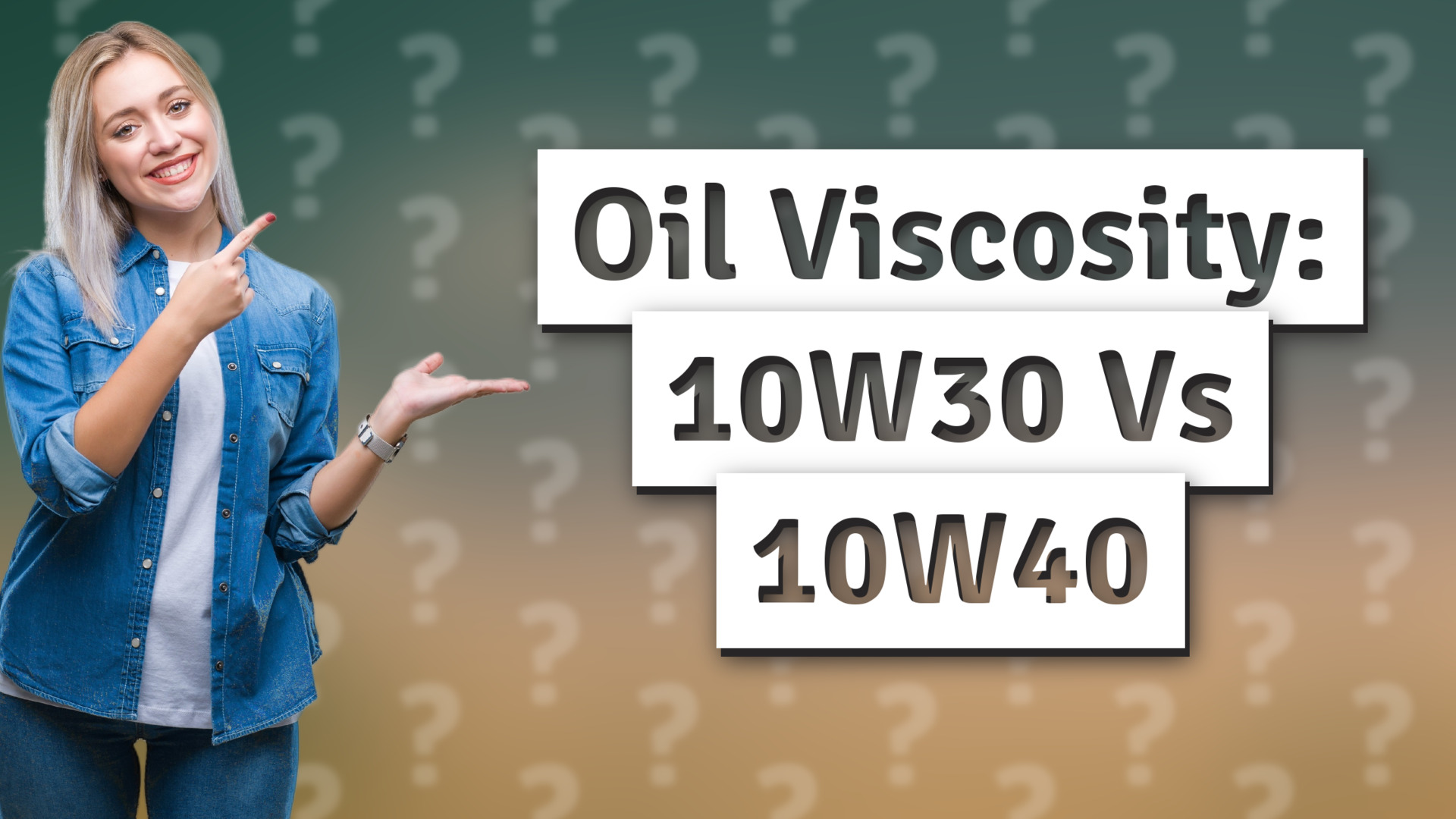 Oil Viscosity: 10W30 Vs 10W40