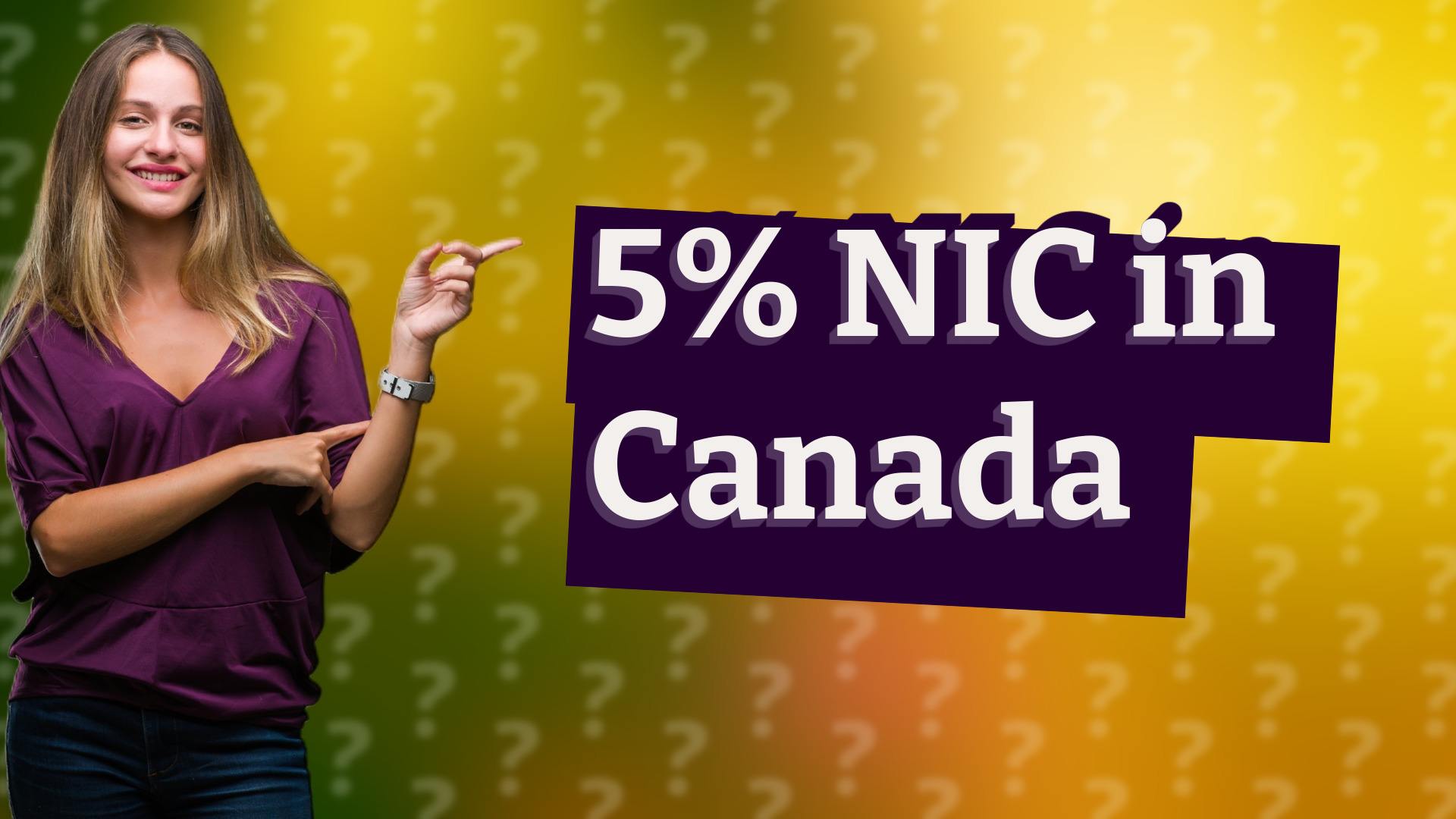 5% NIC in Canada