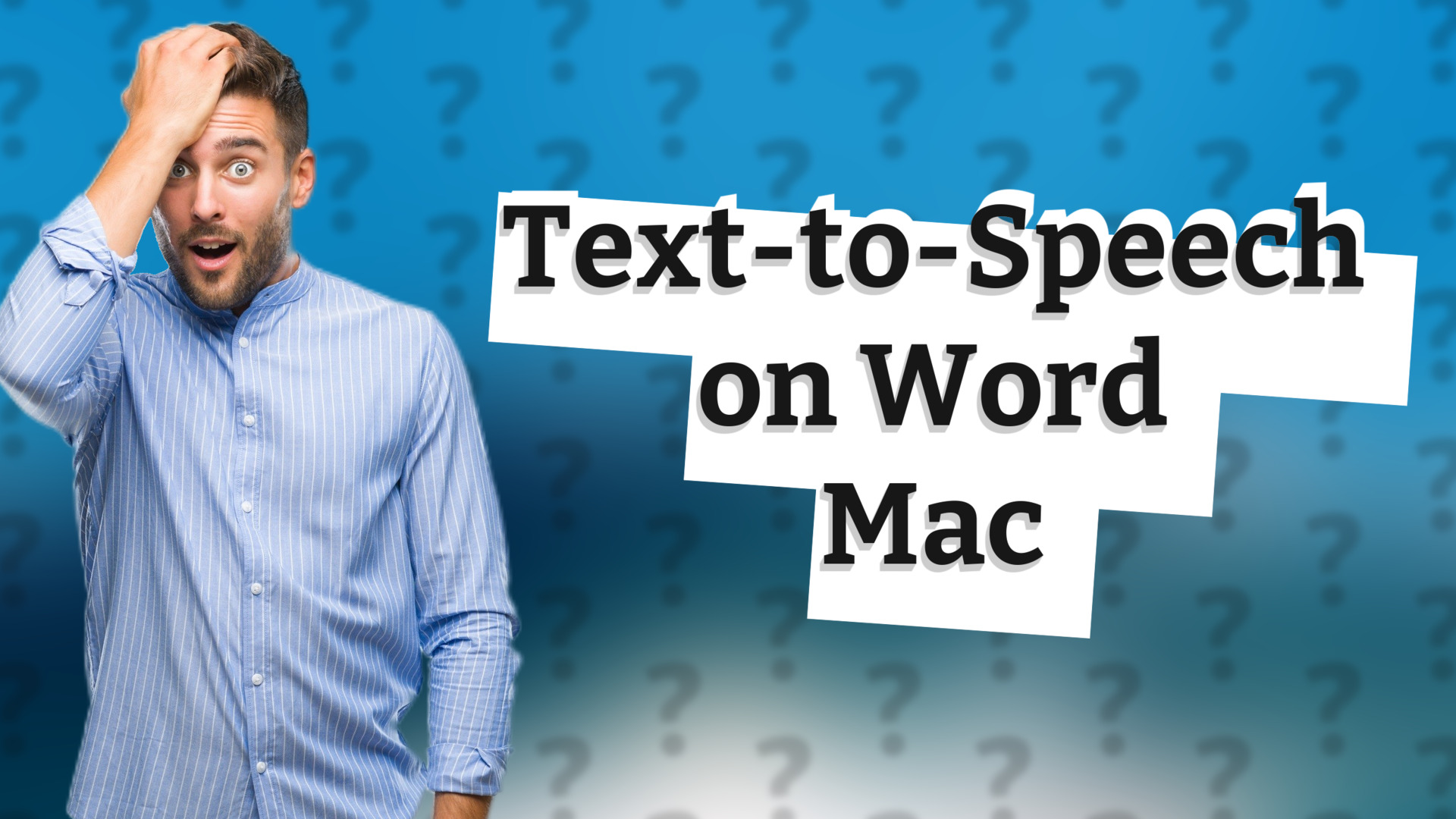 Text-to-Speech on Word Mac