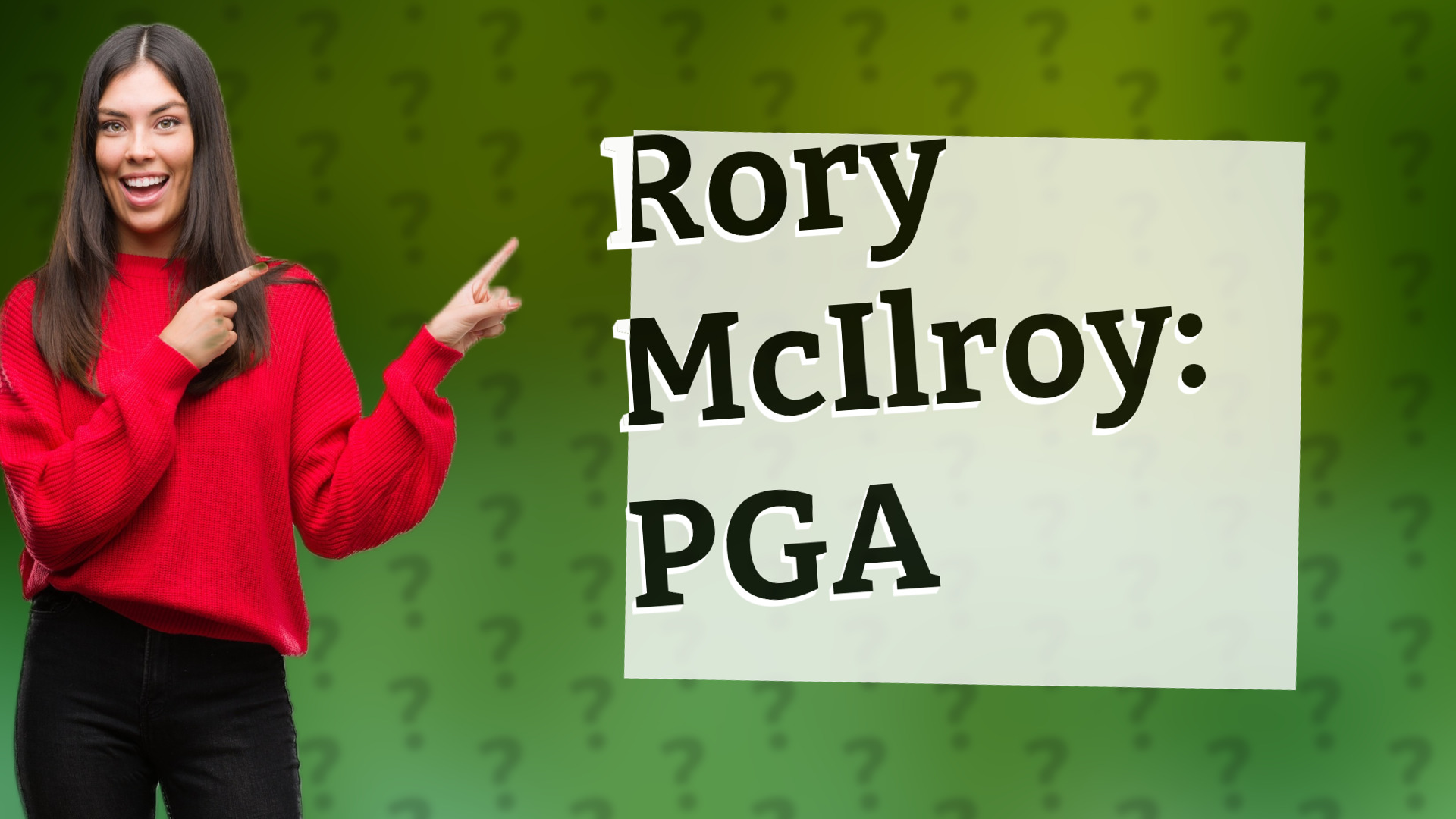 Rory McIlroy: PGA