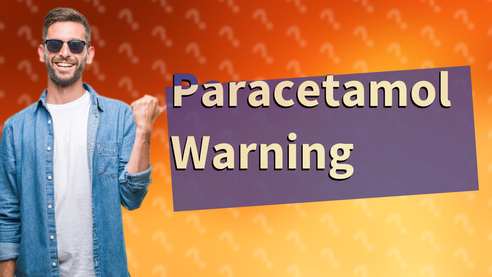 Paracetamol Warning