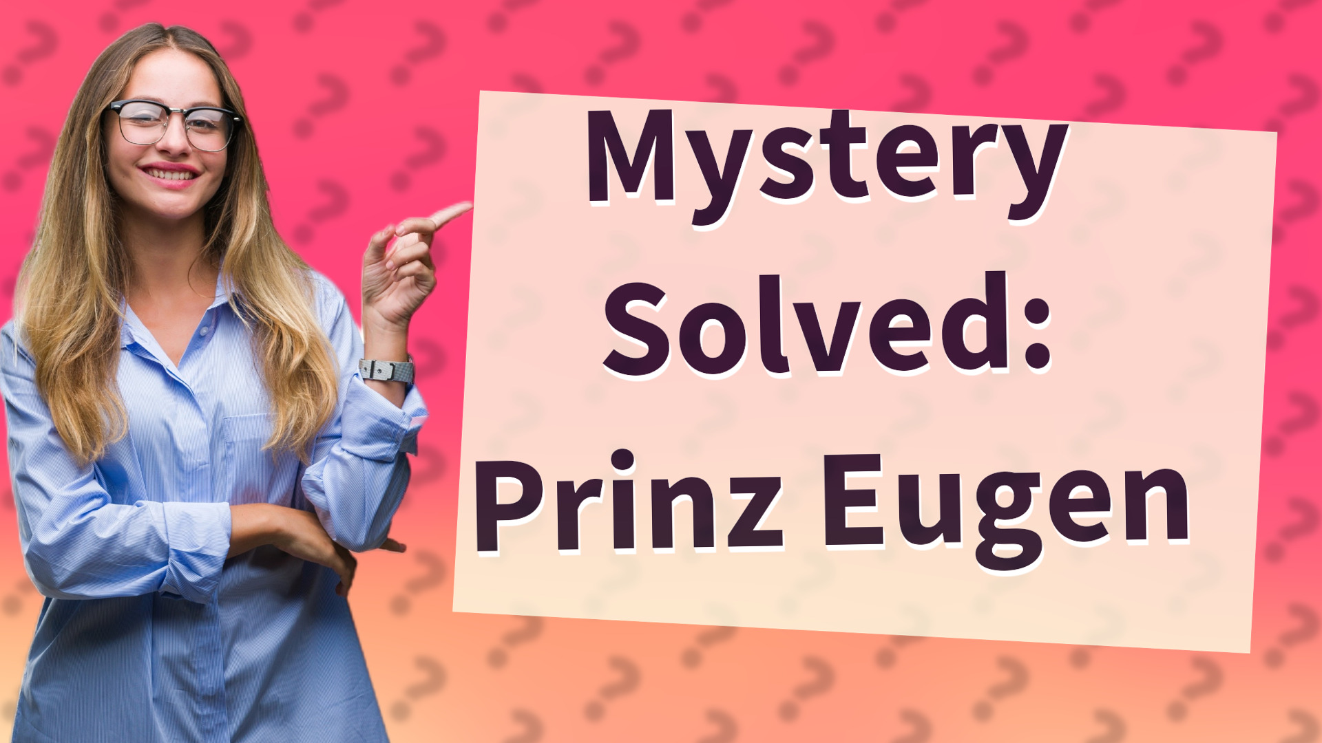 Mystery Solved: Prinz Eugen