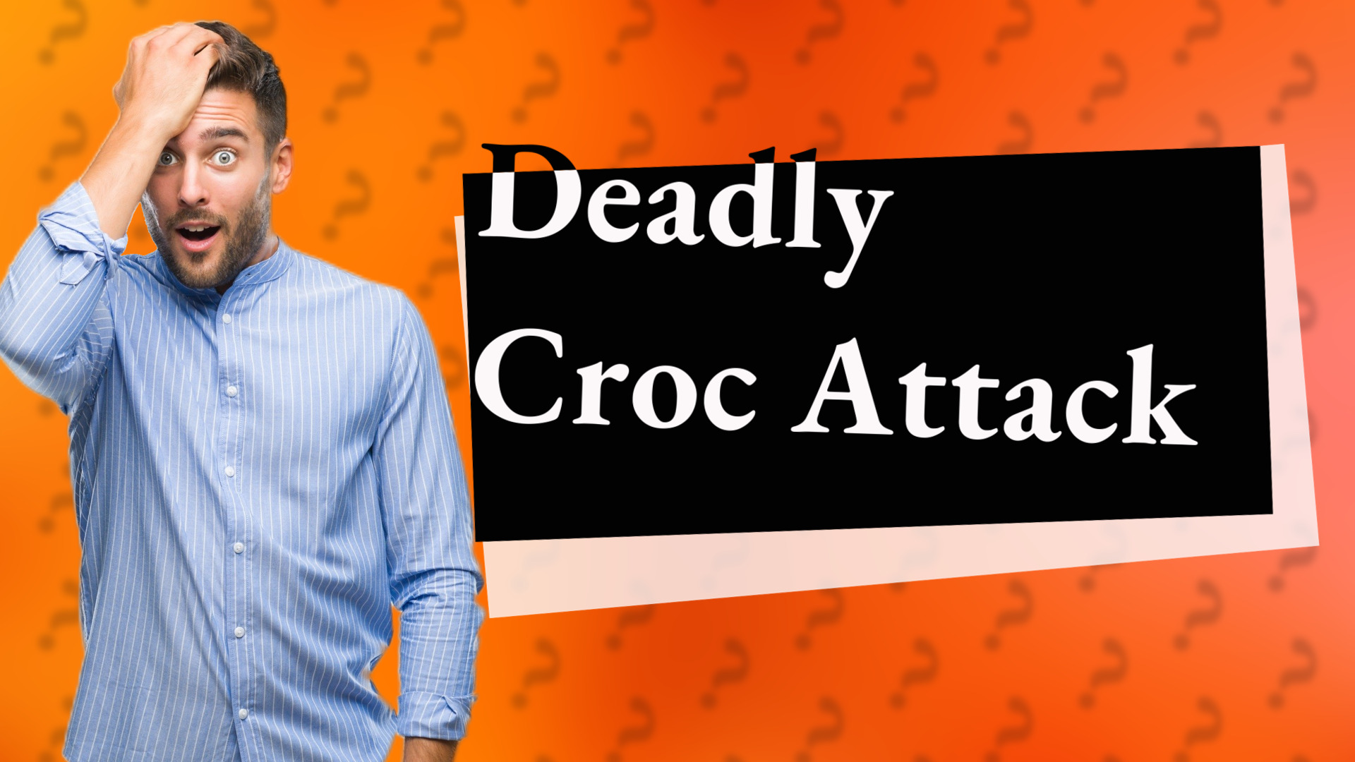 Deadly Croc Attack