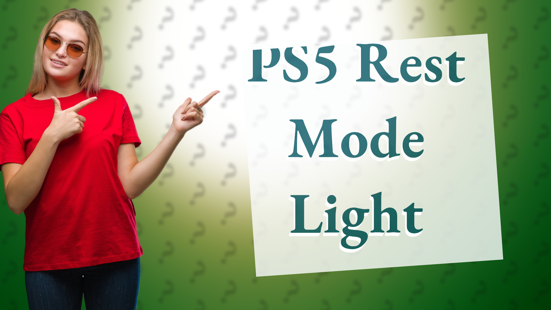 PS5 Rest Mode Light
