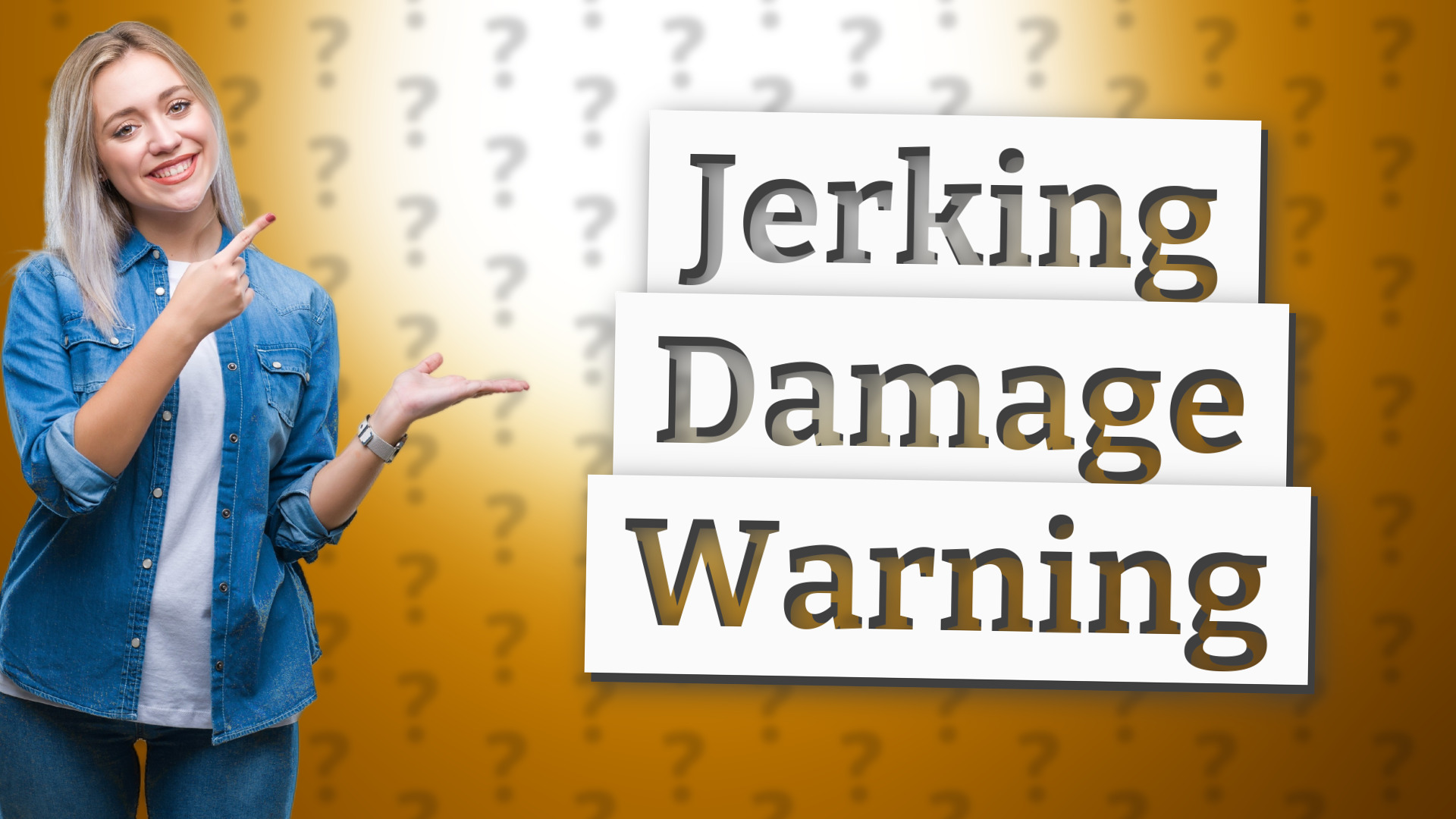 Jerking Damage Warning