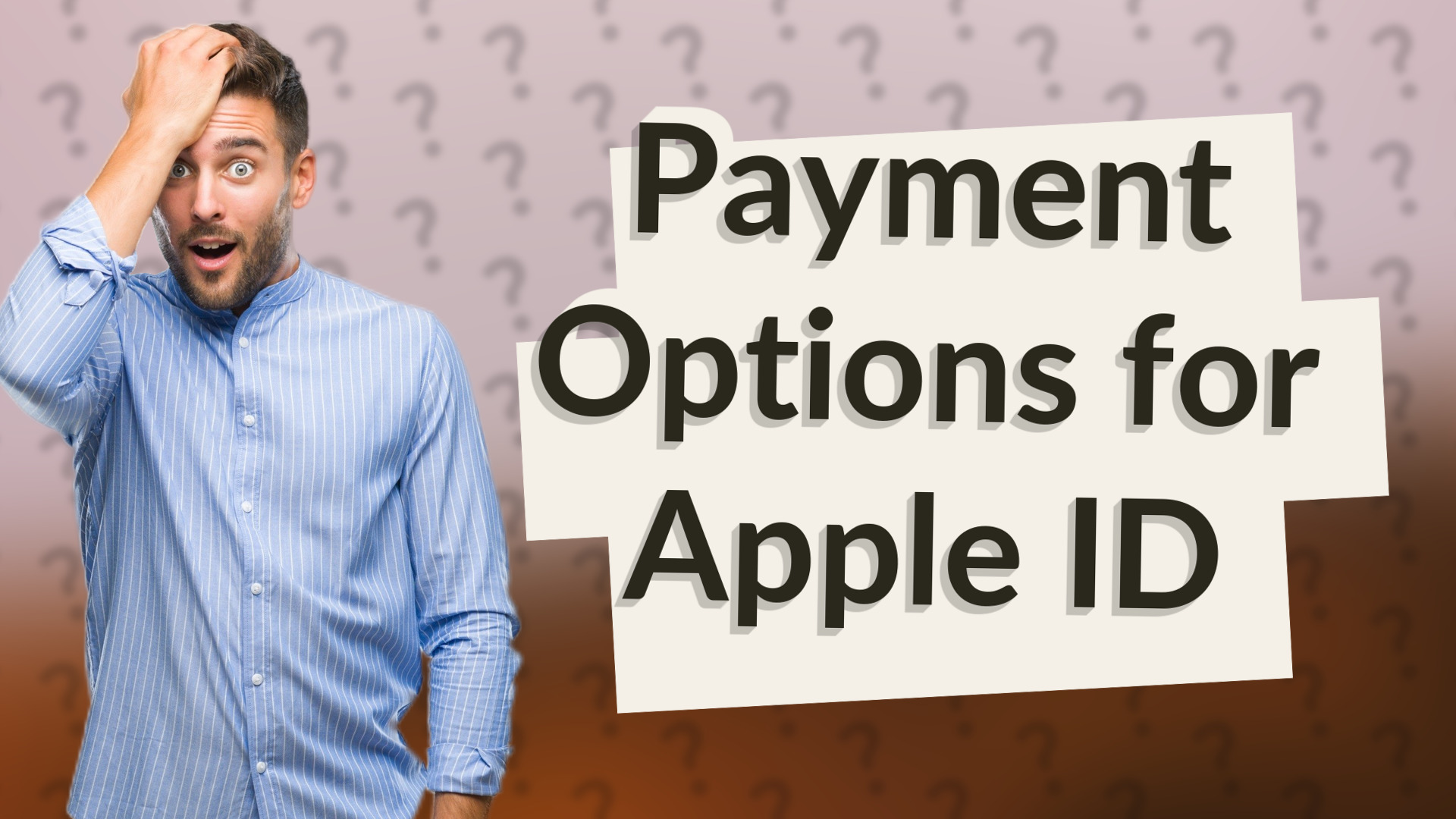 Payment Options for Apple ID