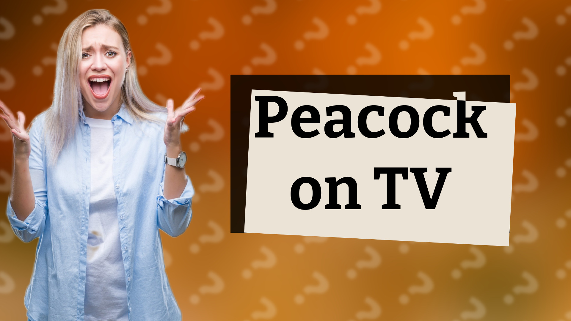 Peacock on TV