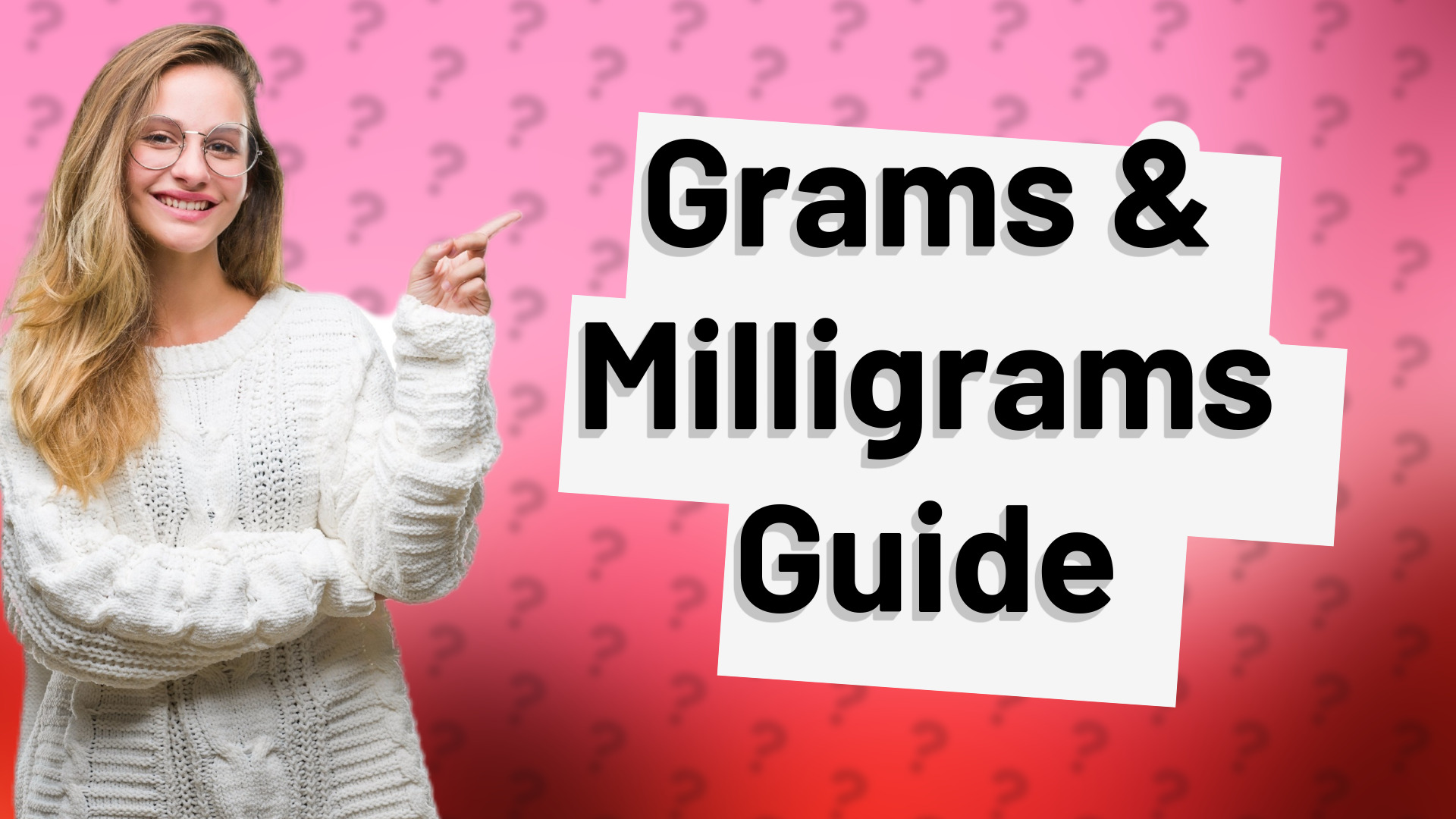 Grams & Milligrams Guide
