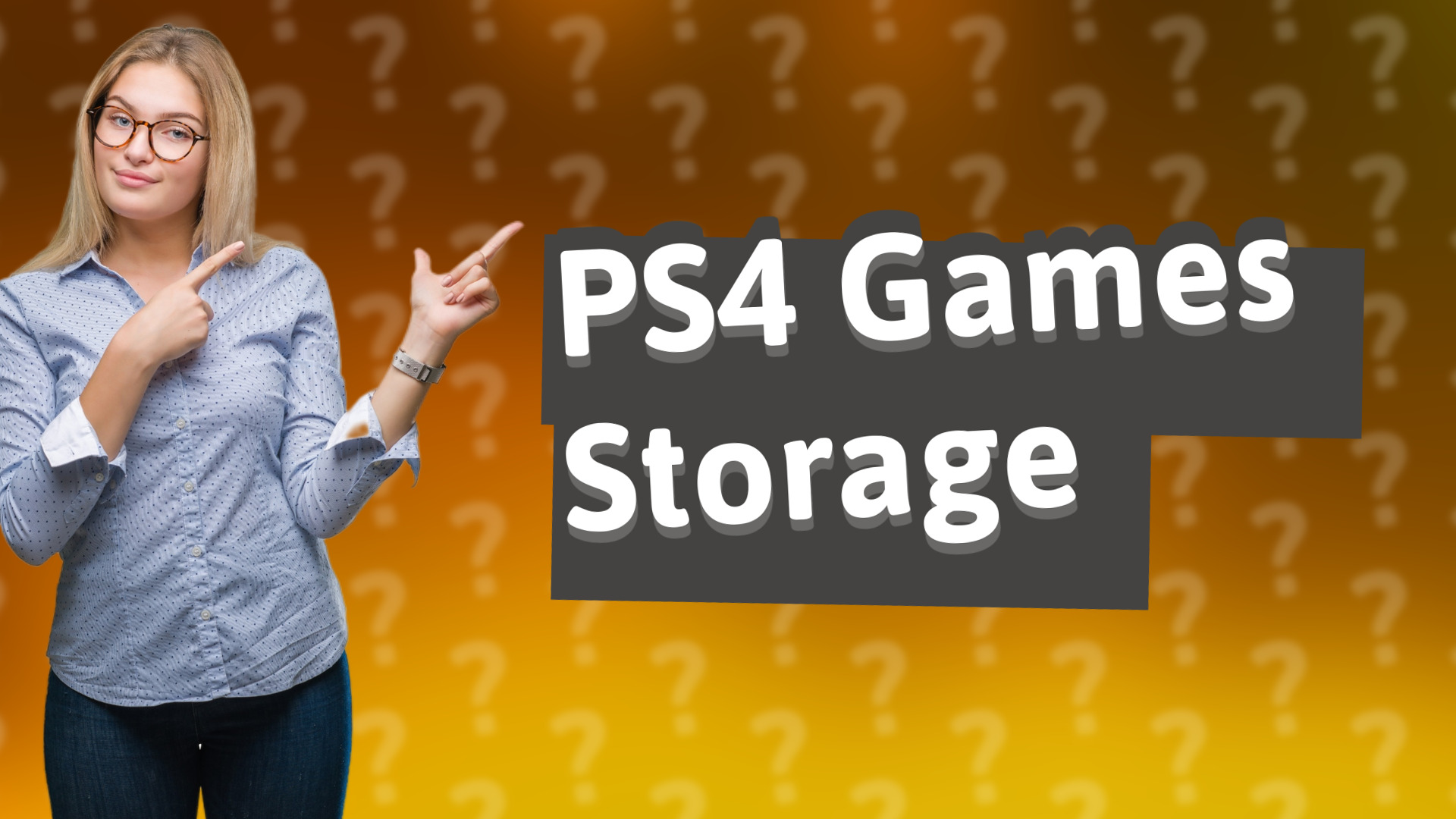 PS4 Games Storage