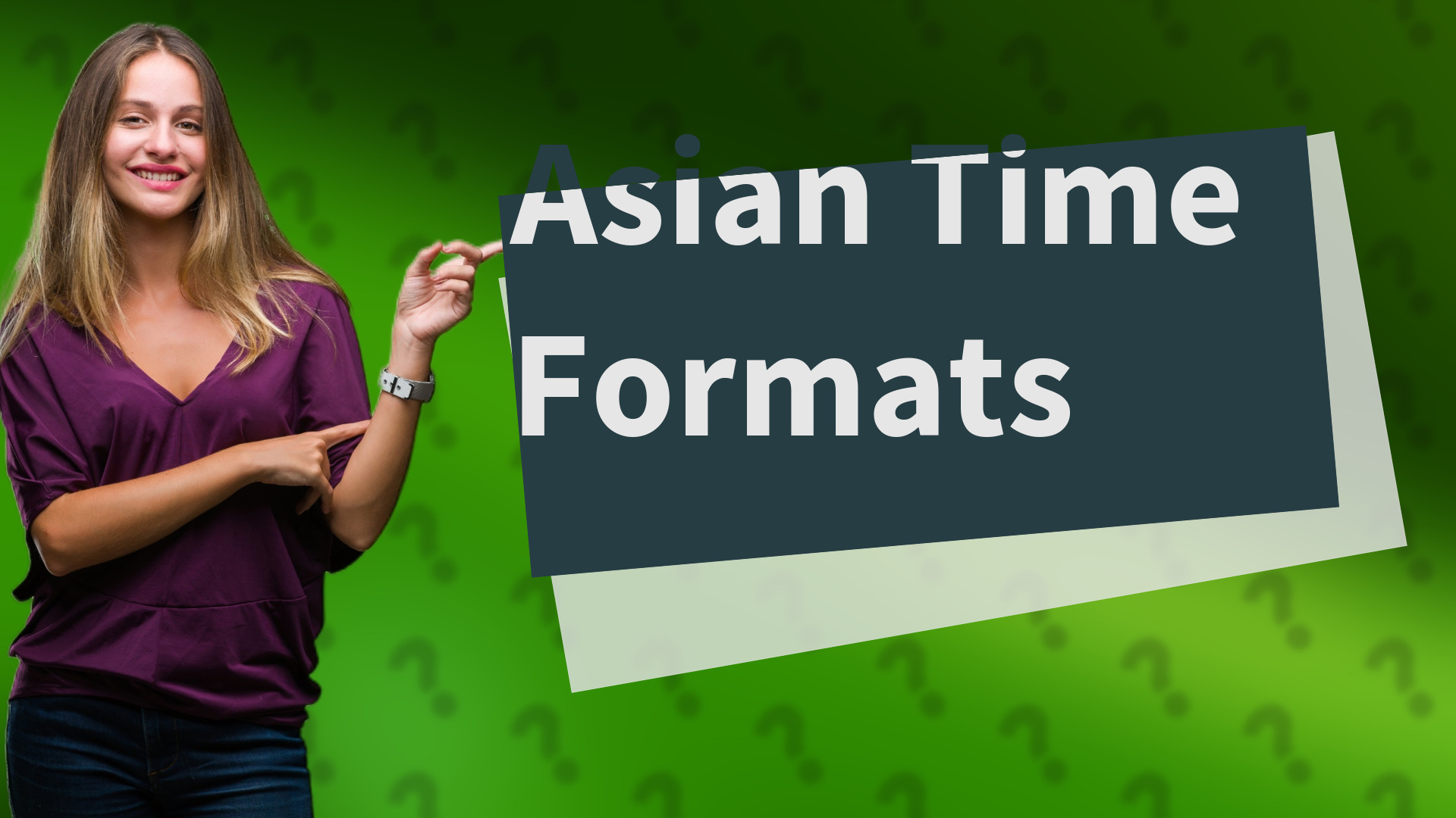 Asian Time Formats