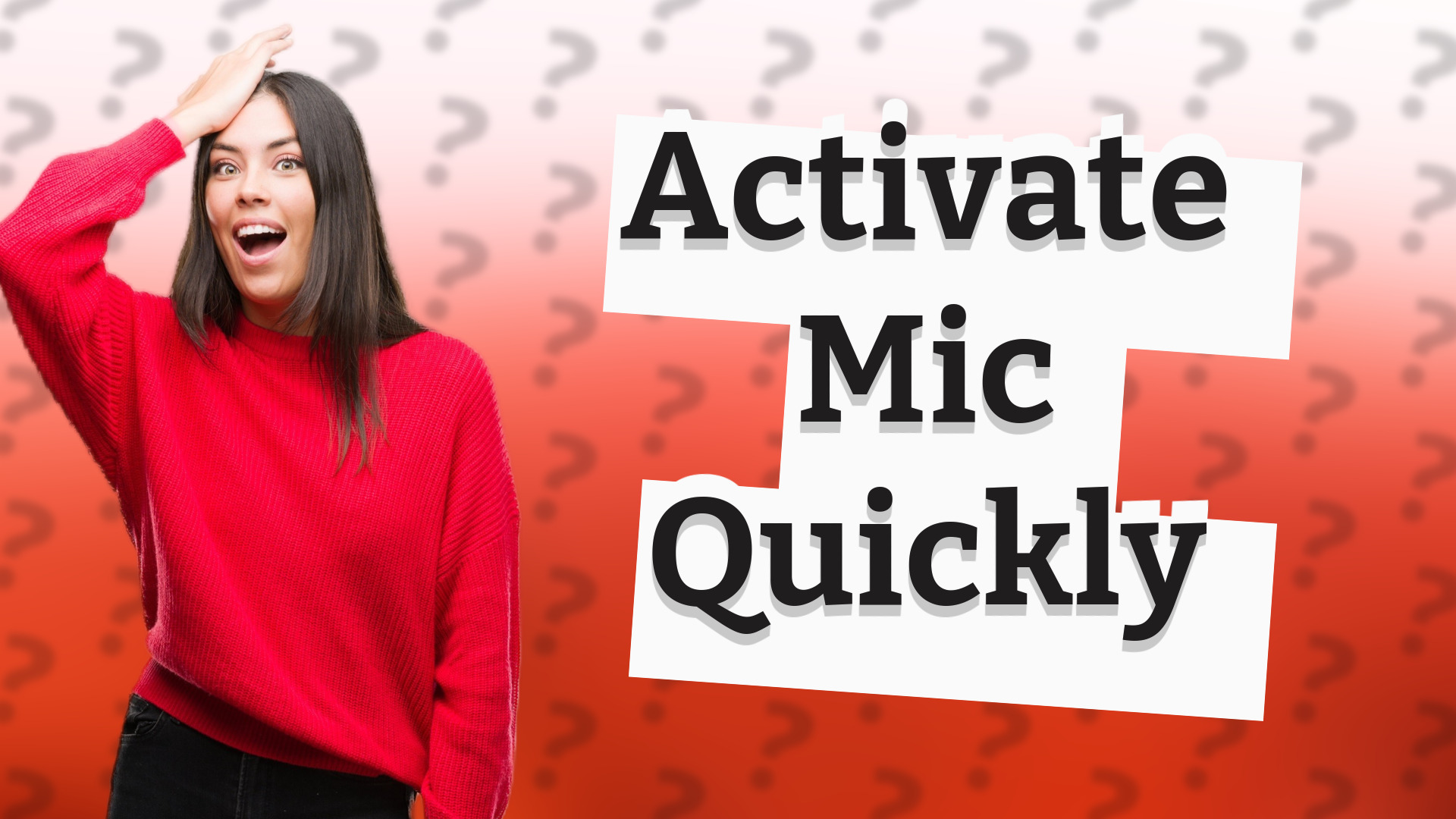 Activate Mic Quickly