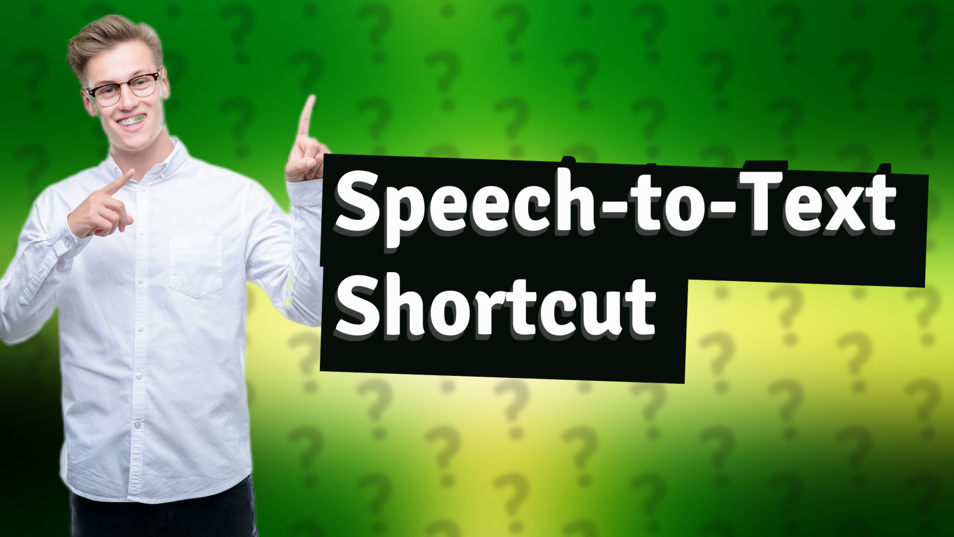 Speech-to-Text Shortcut