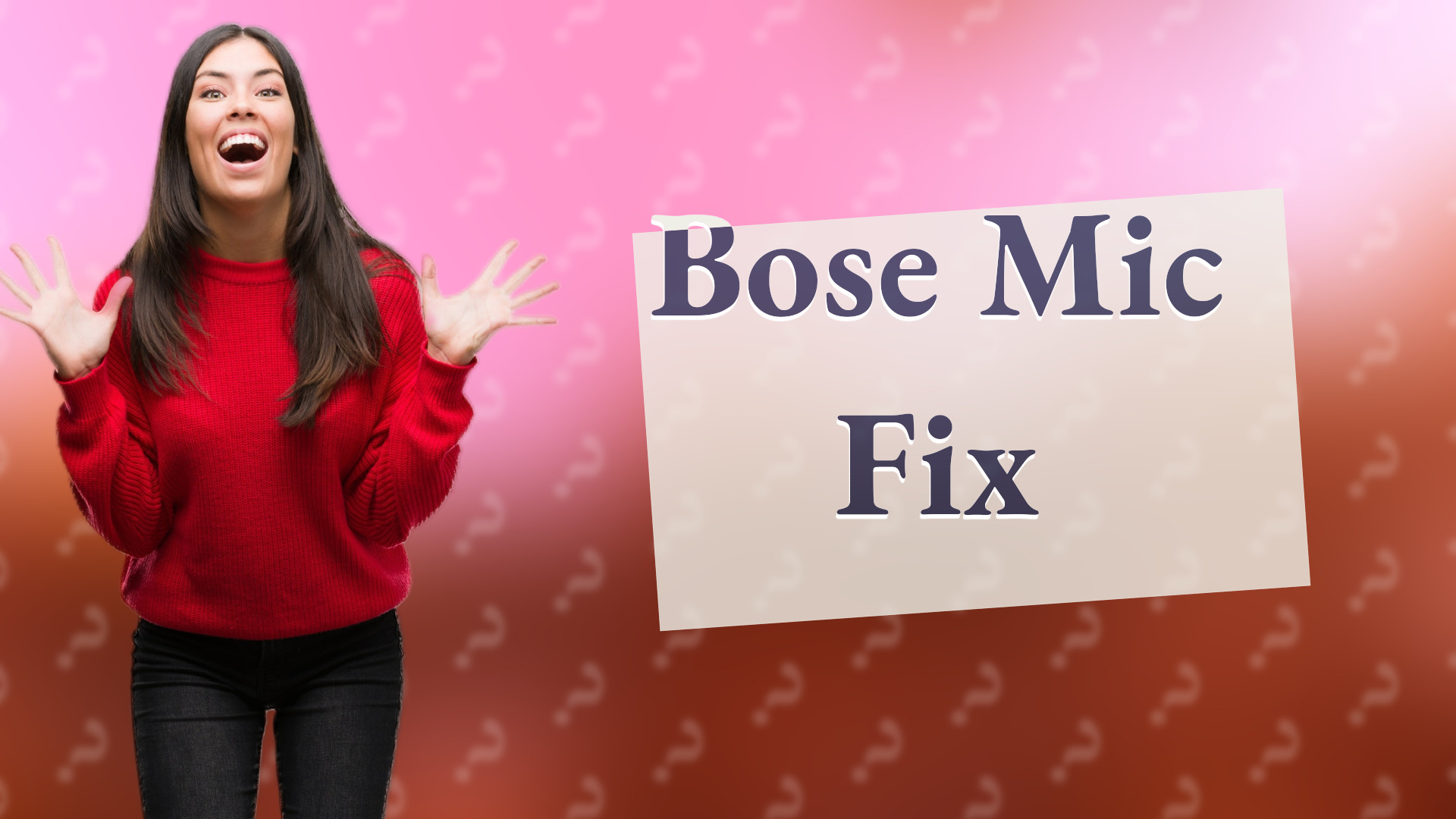 Bose Mic Fix
