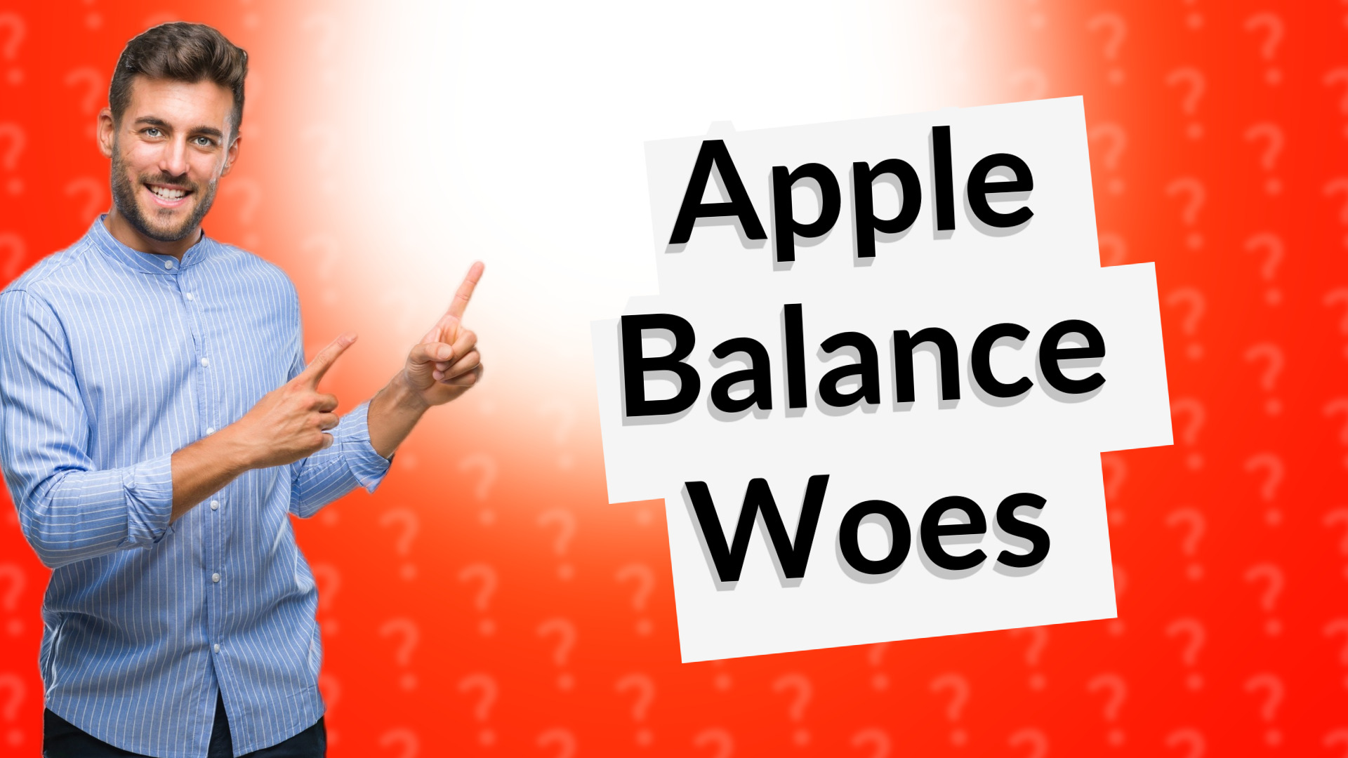 Apple Balance Woes