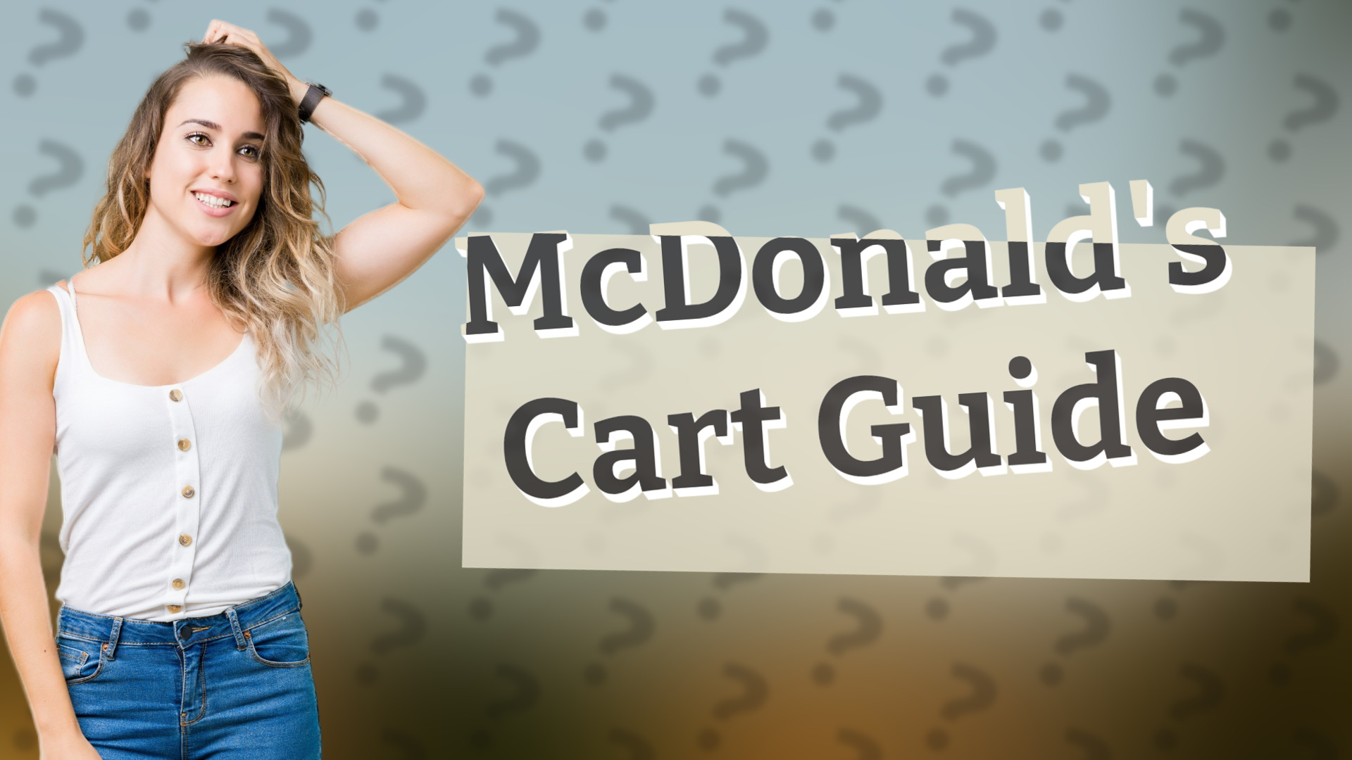 McDonald's Cart Guide