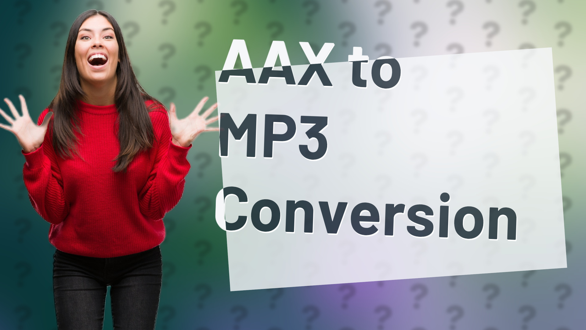 AAX to MP3 Conversion