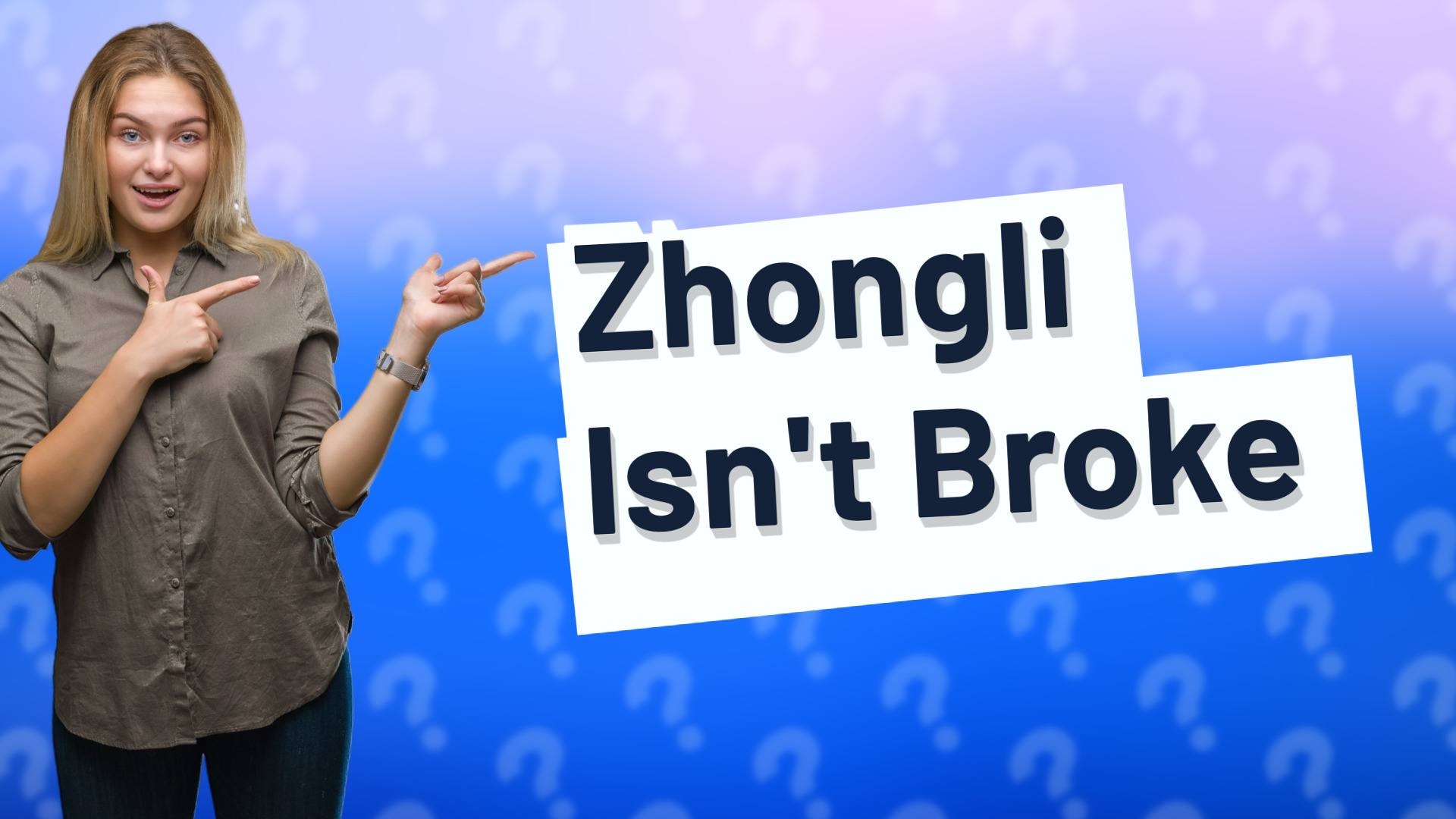 Zhongli Isn't Broke