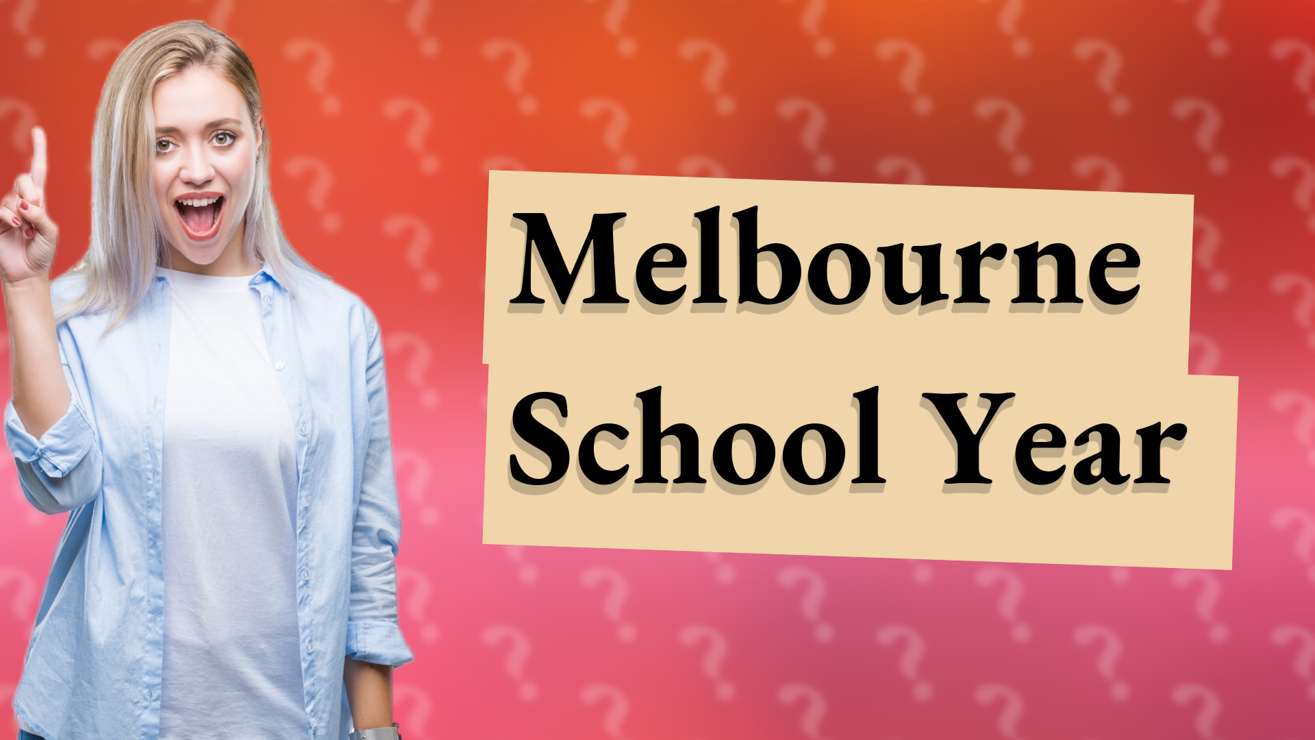 Melbourne School Year