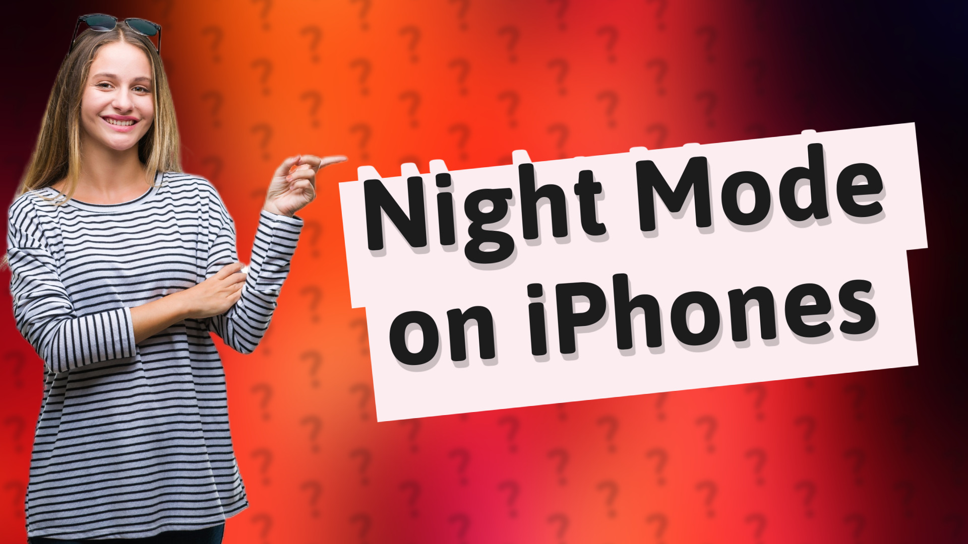 Night Mode on iPhones