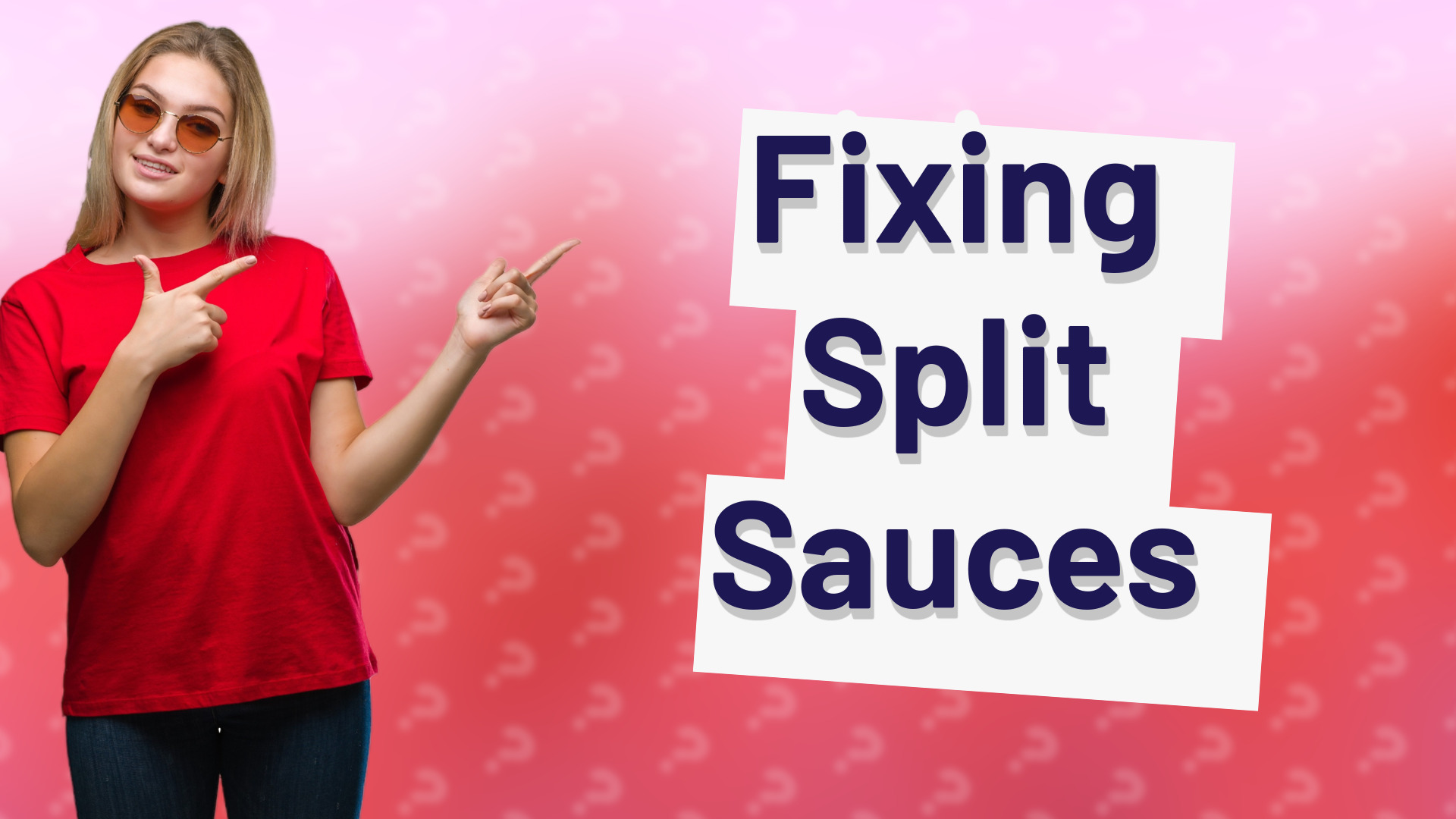 Fixing Split Sauces