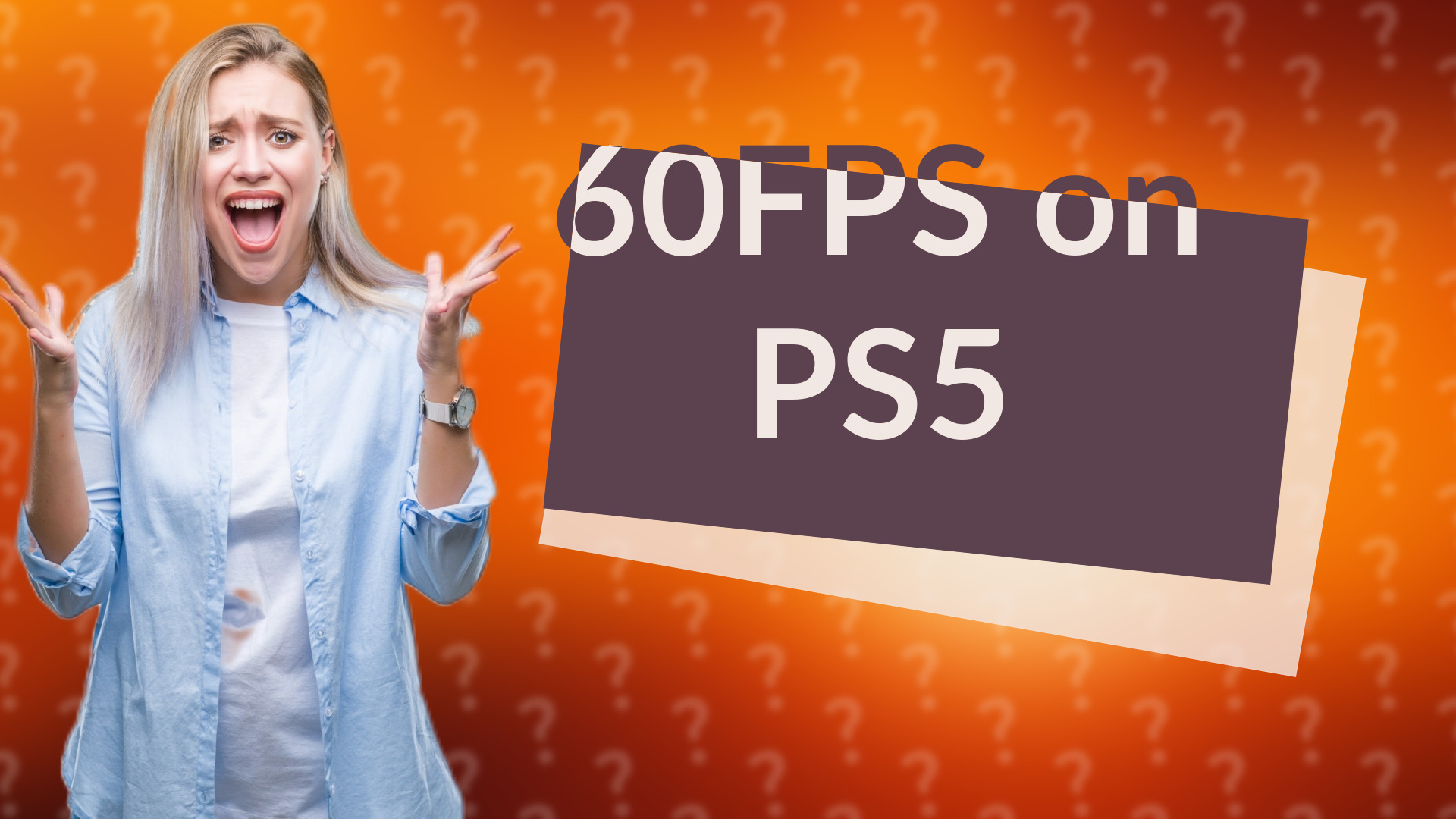 60FPS on PS5